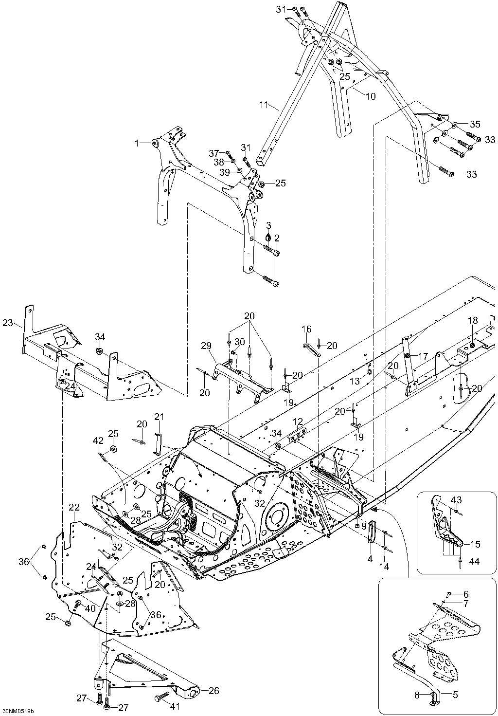 Frame and components