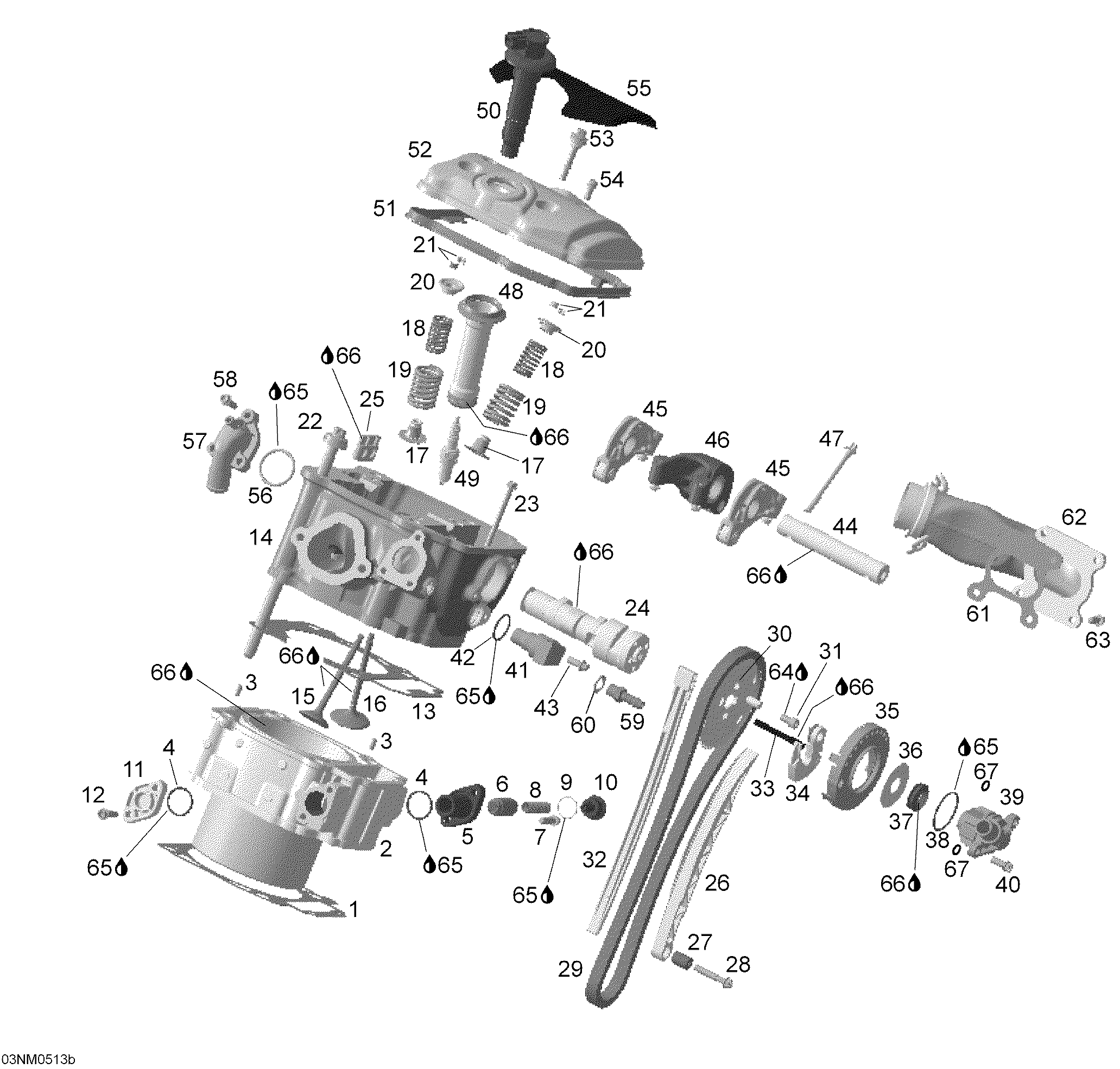 Cylinder and cylinder head