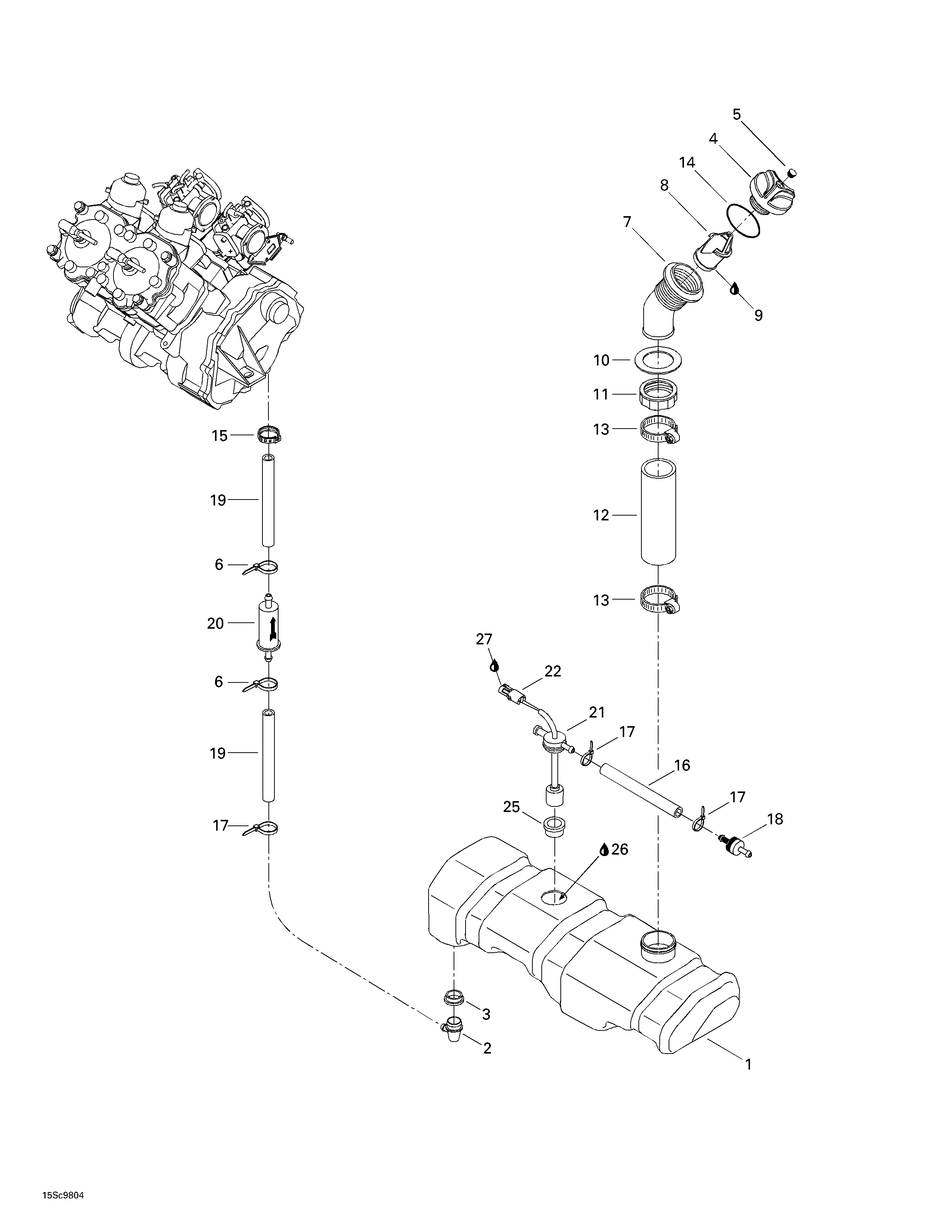 Oil injection system