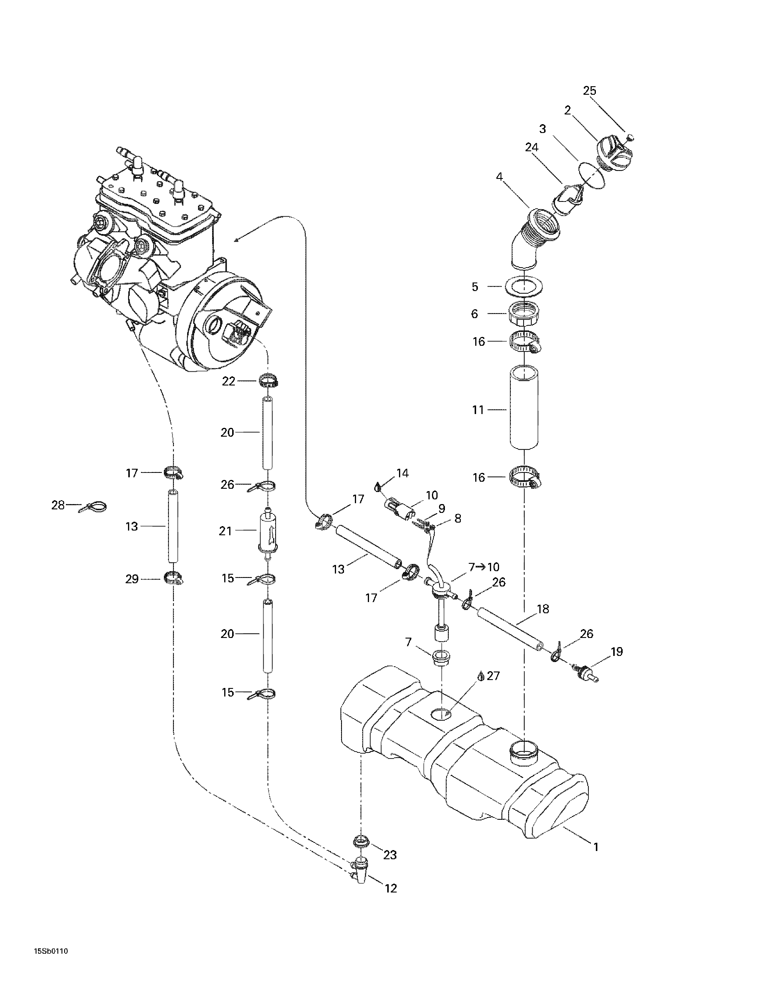 Oil injection system