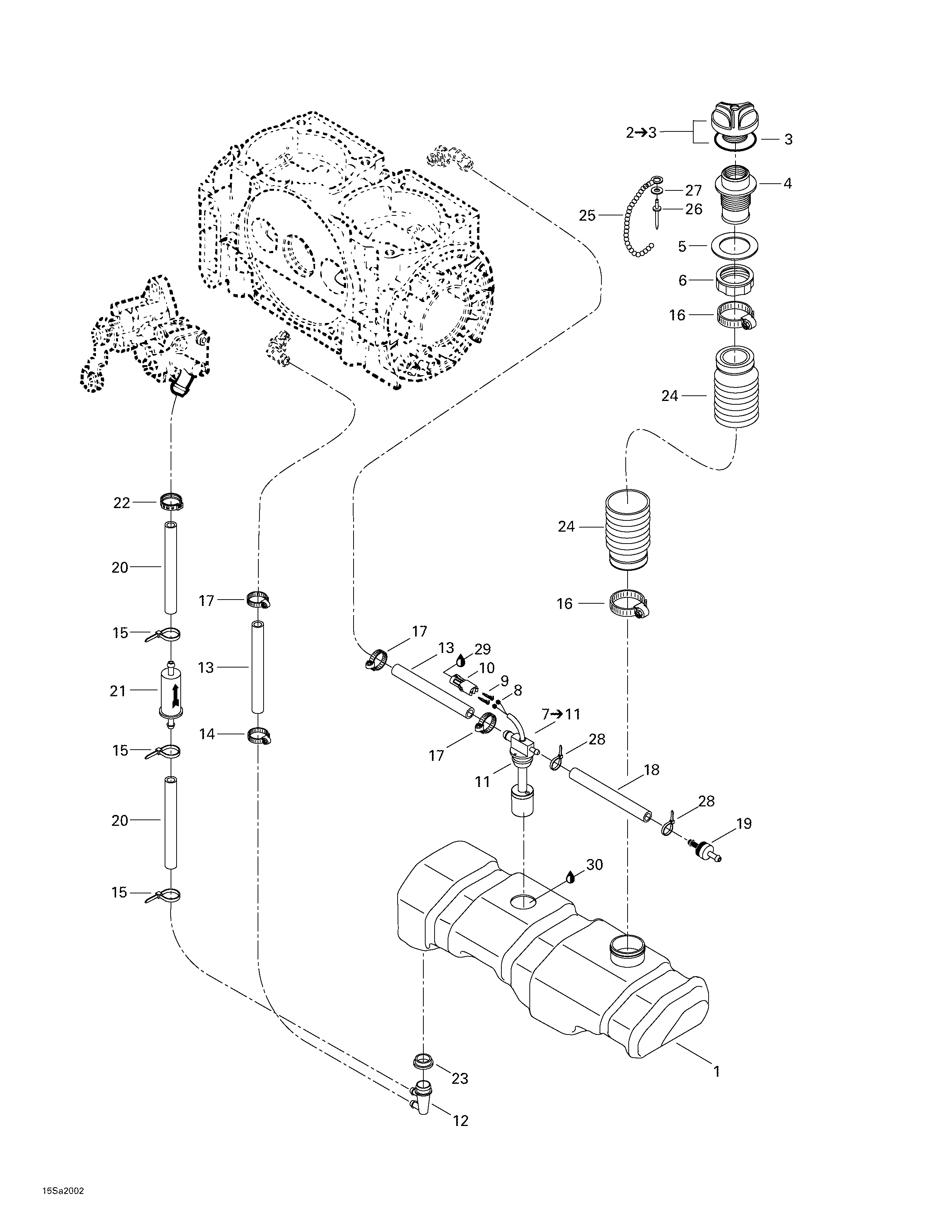 Oil injection system