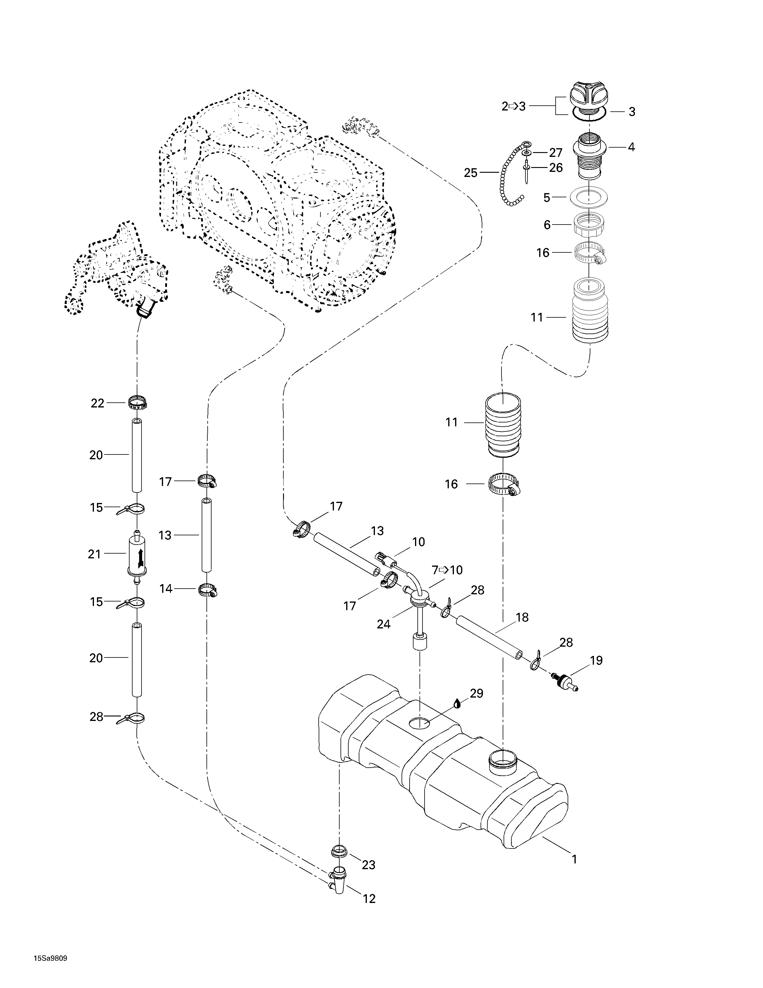 Oil injection system