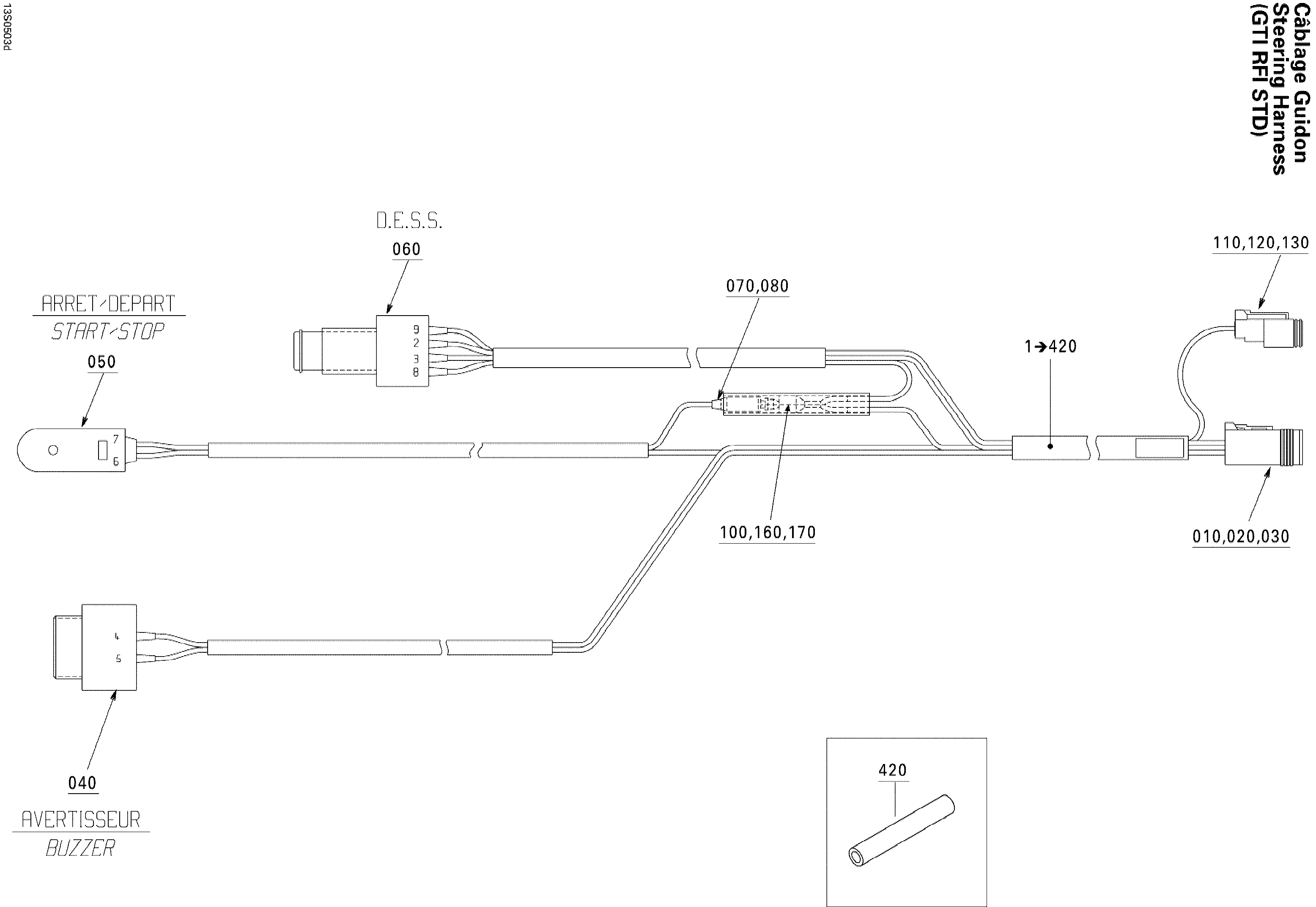 Electrical harness std