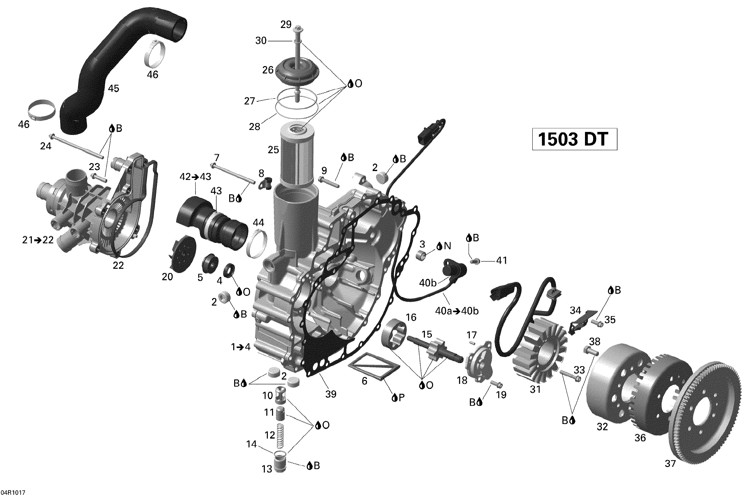 Pto cover and magneto