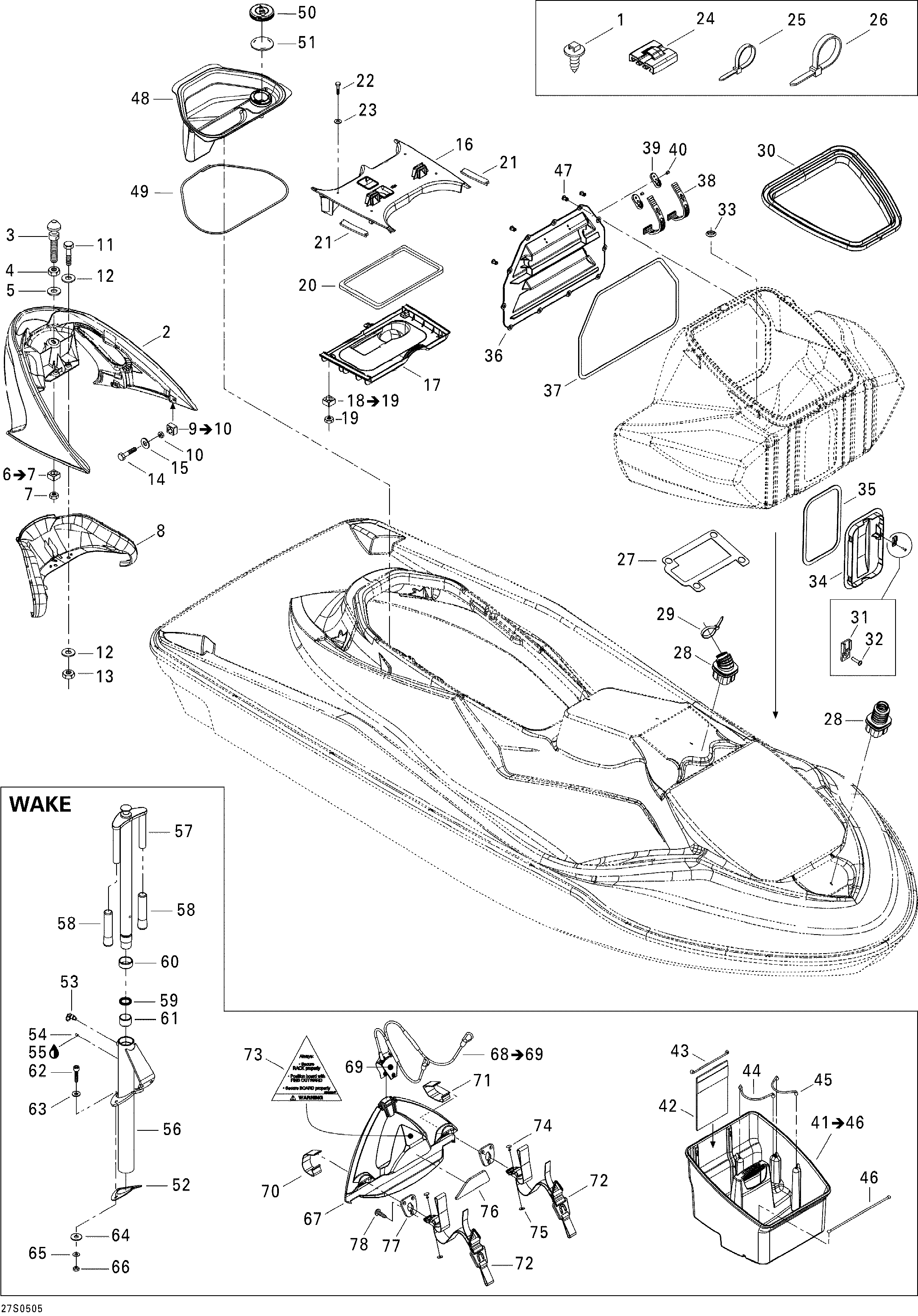 Body, front view std