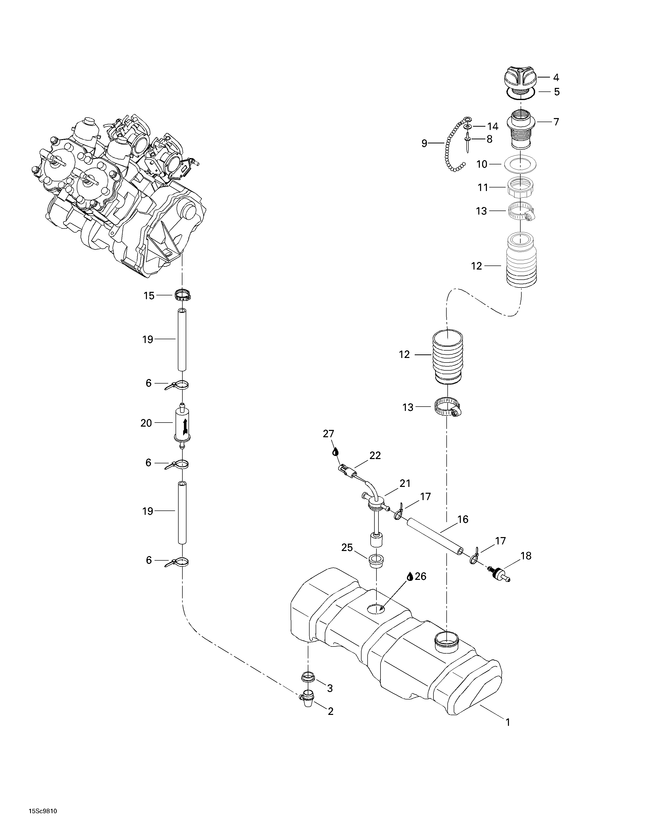 Oil injection system