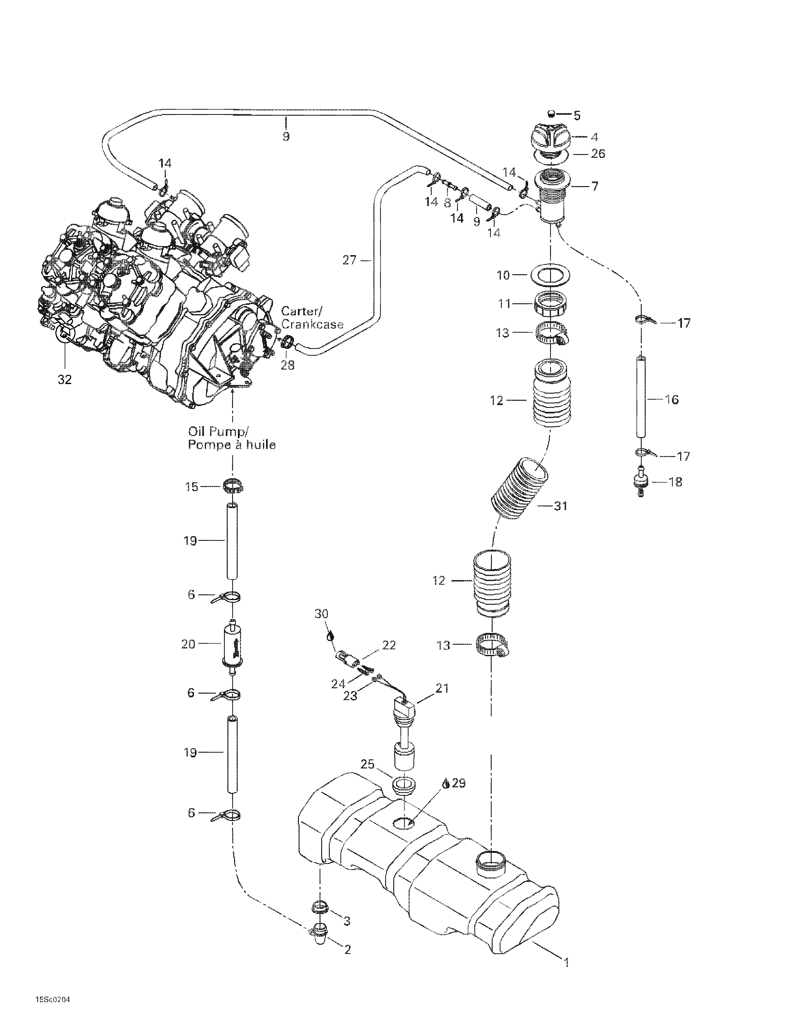 Oil injection system