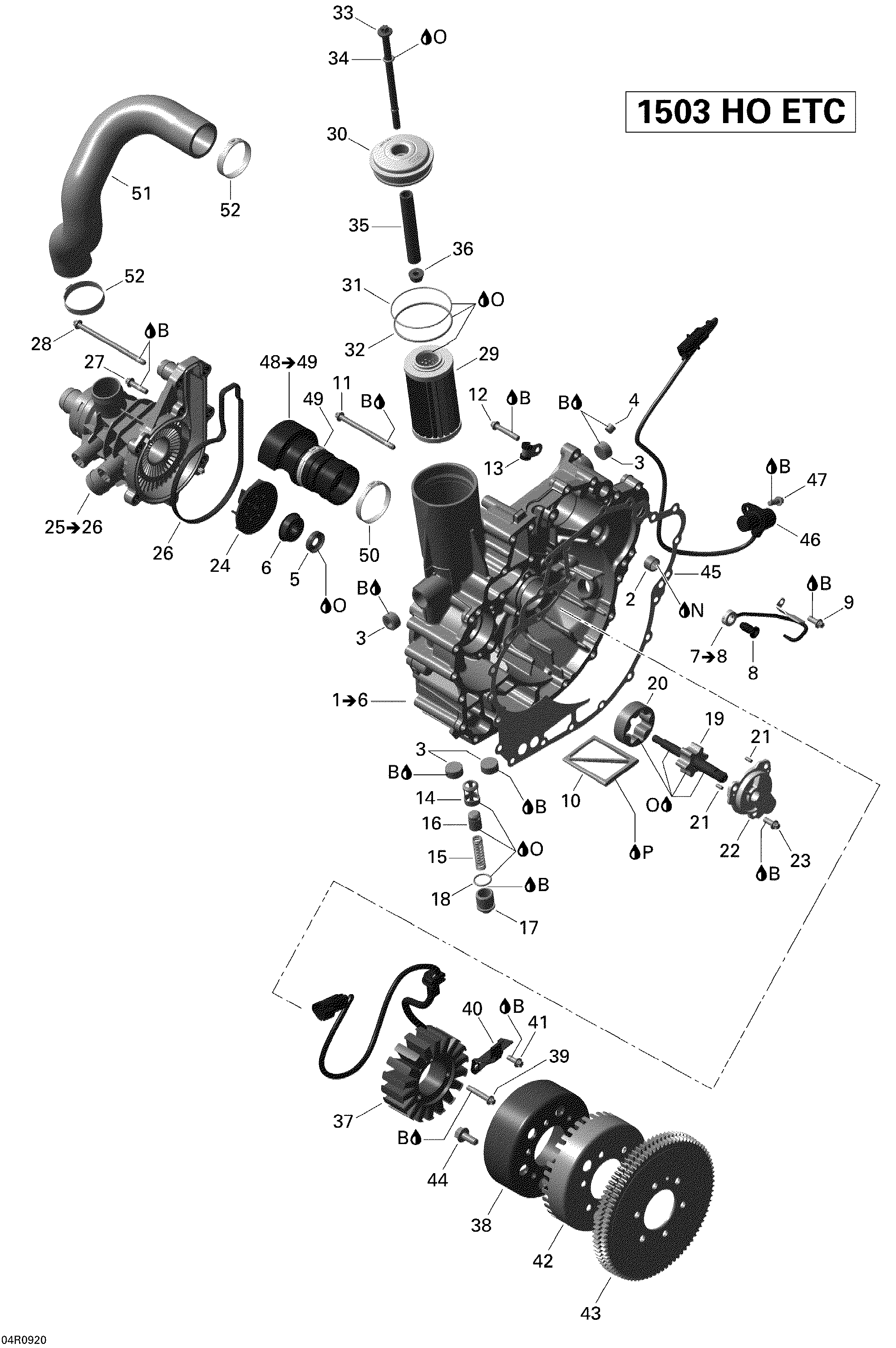 Pto cover and magneto