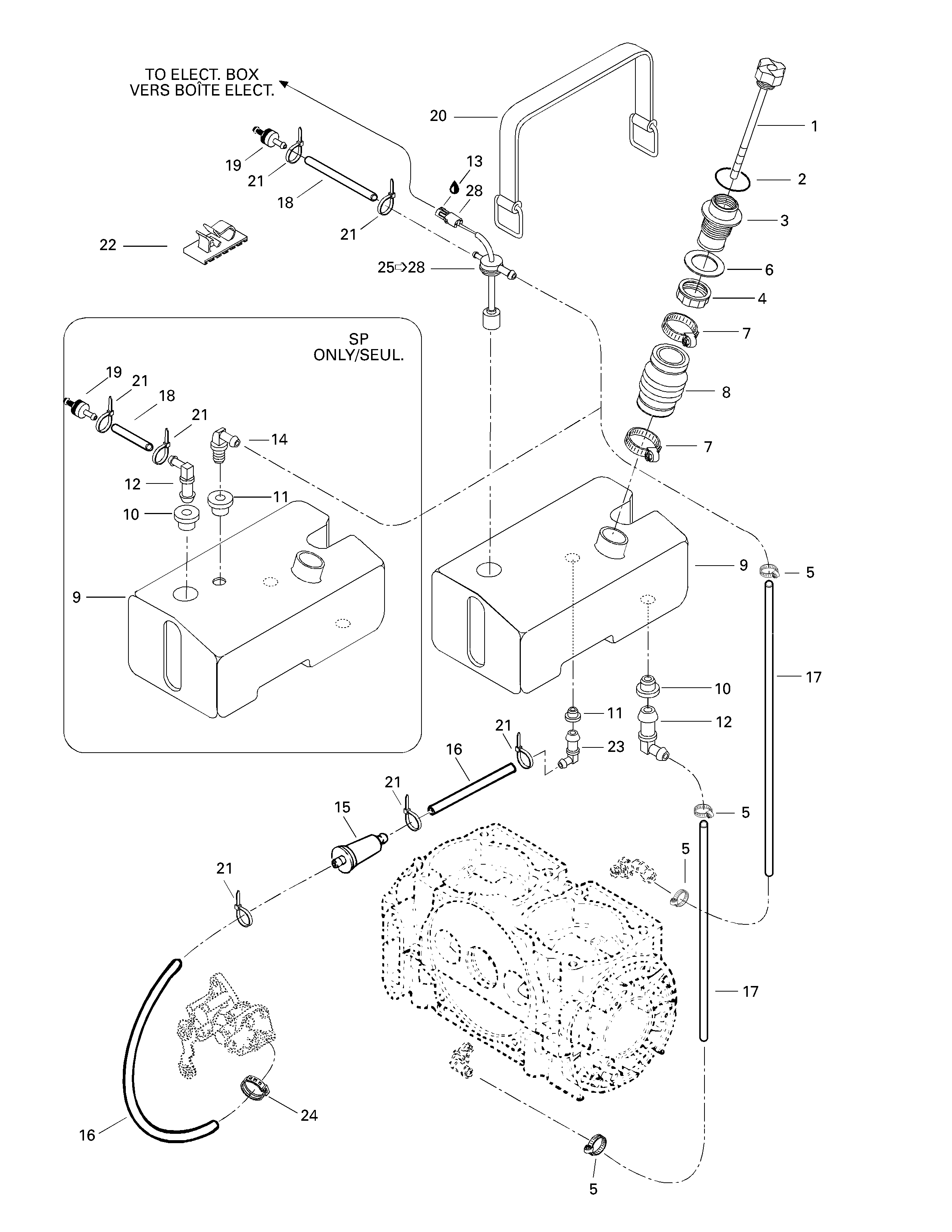 Oil injection system