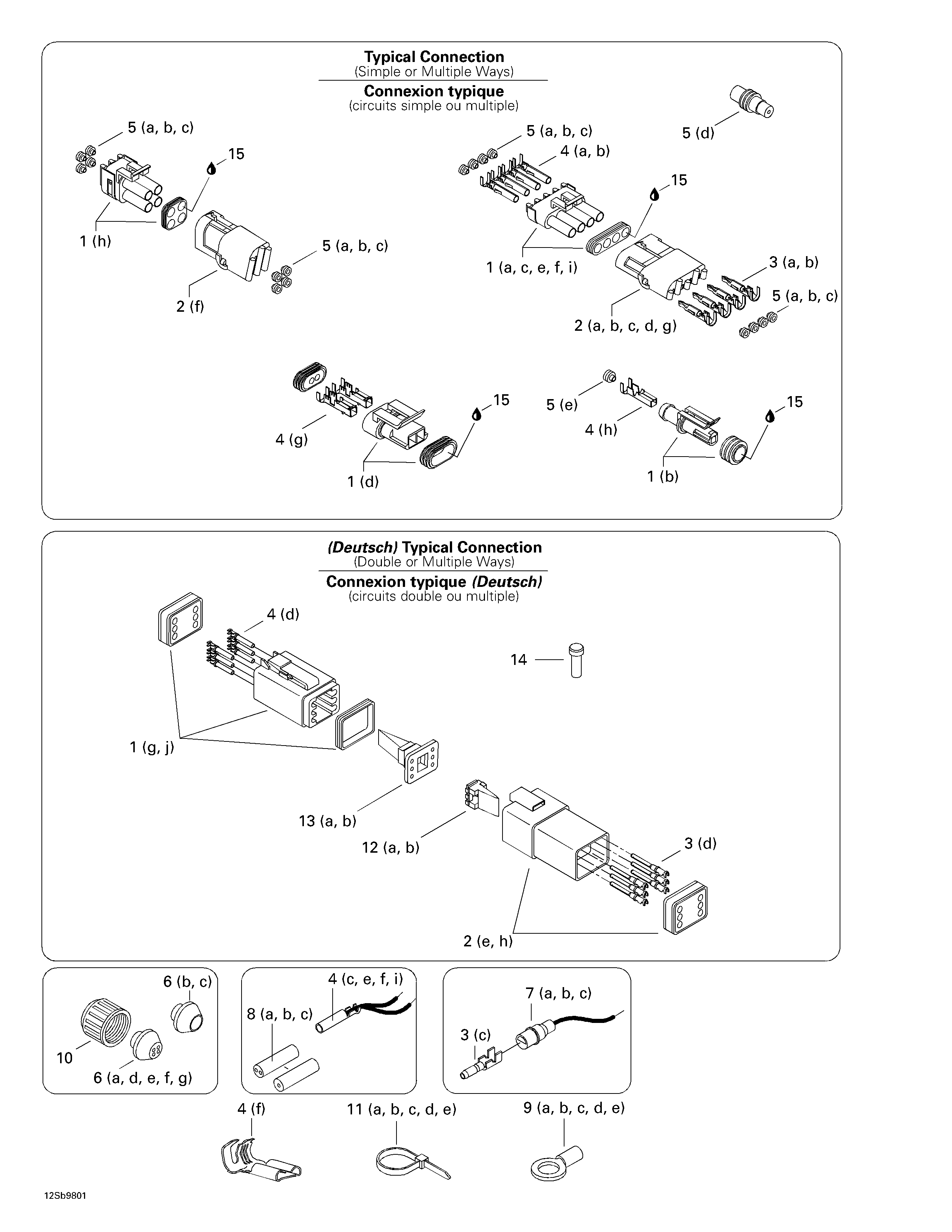 Typical electrical connections