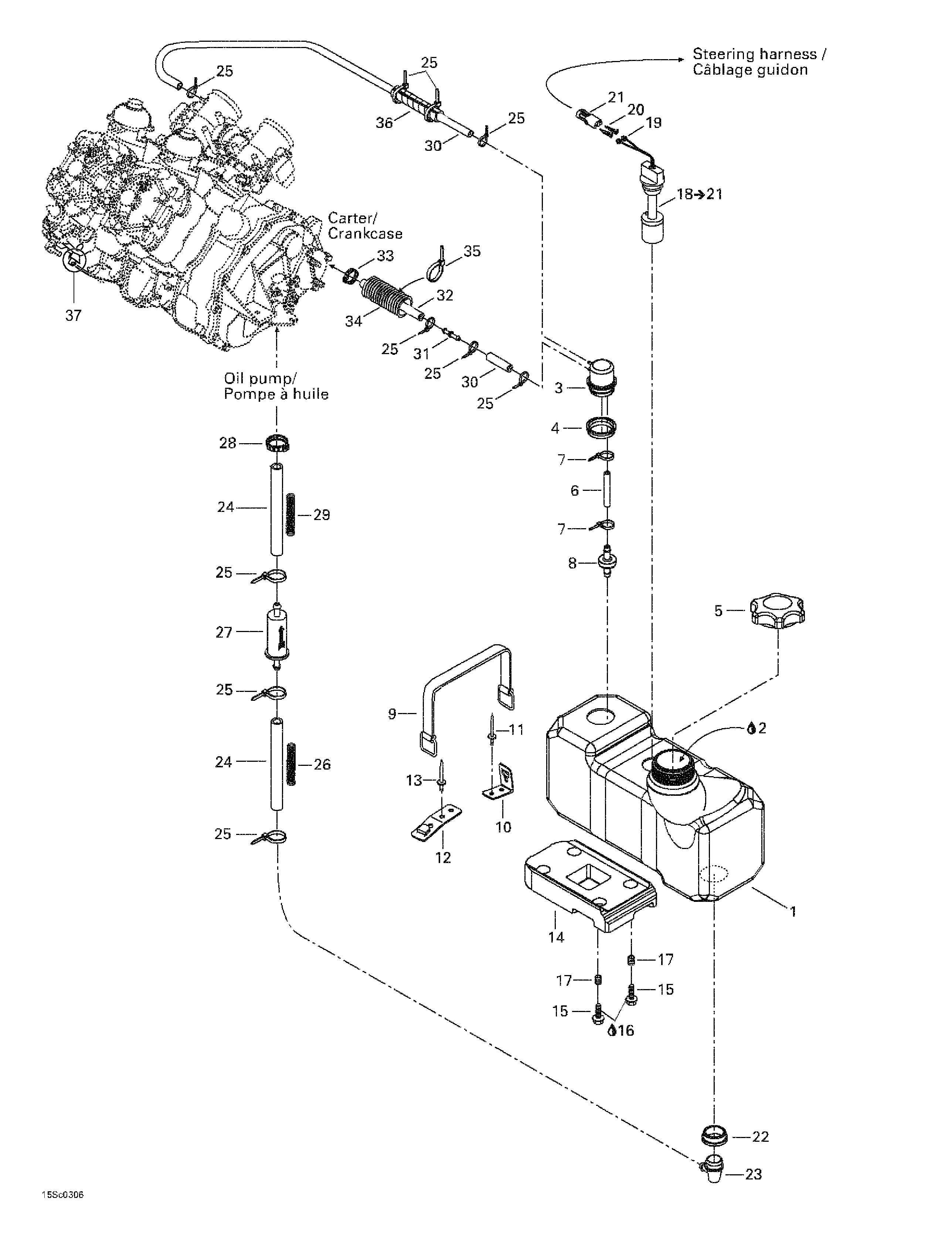 Oil injection system