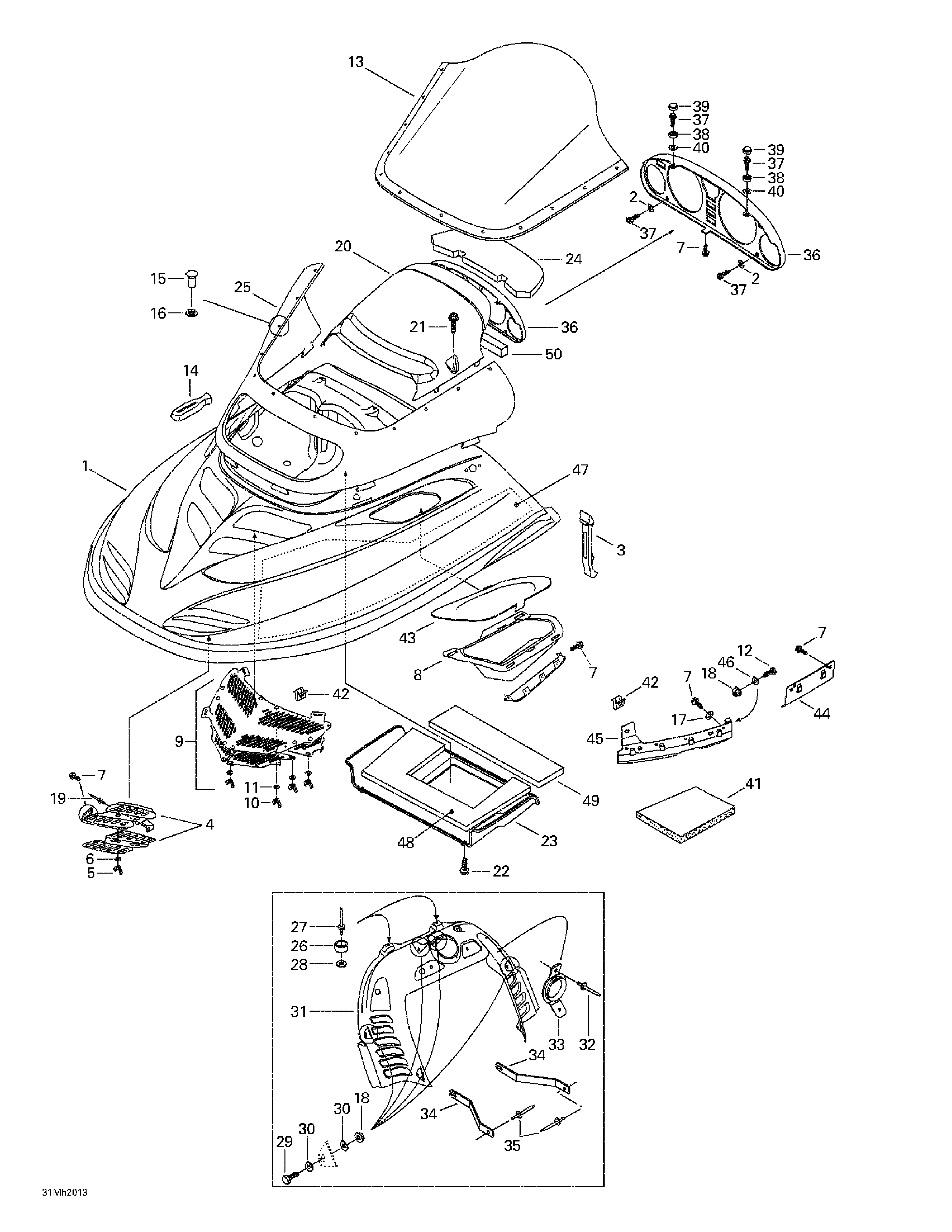 Cab, console