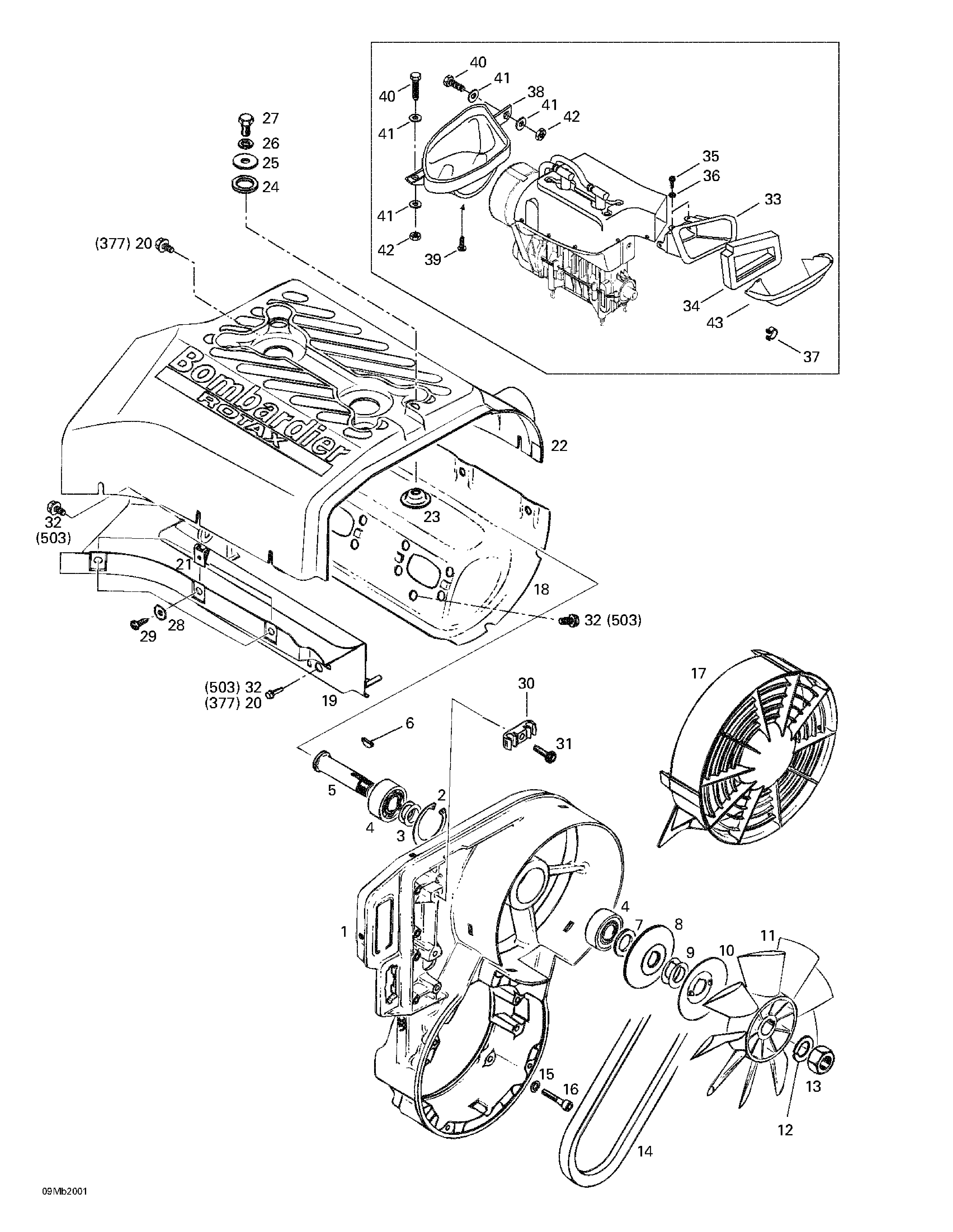 Cooling system and fan