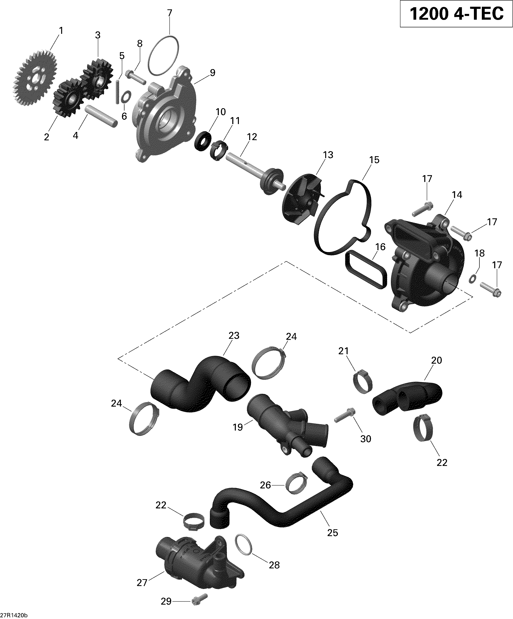 Engine cooling gsx se