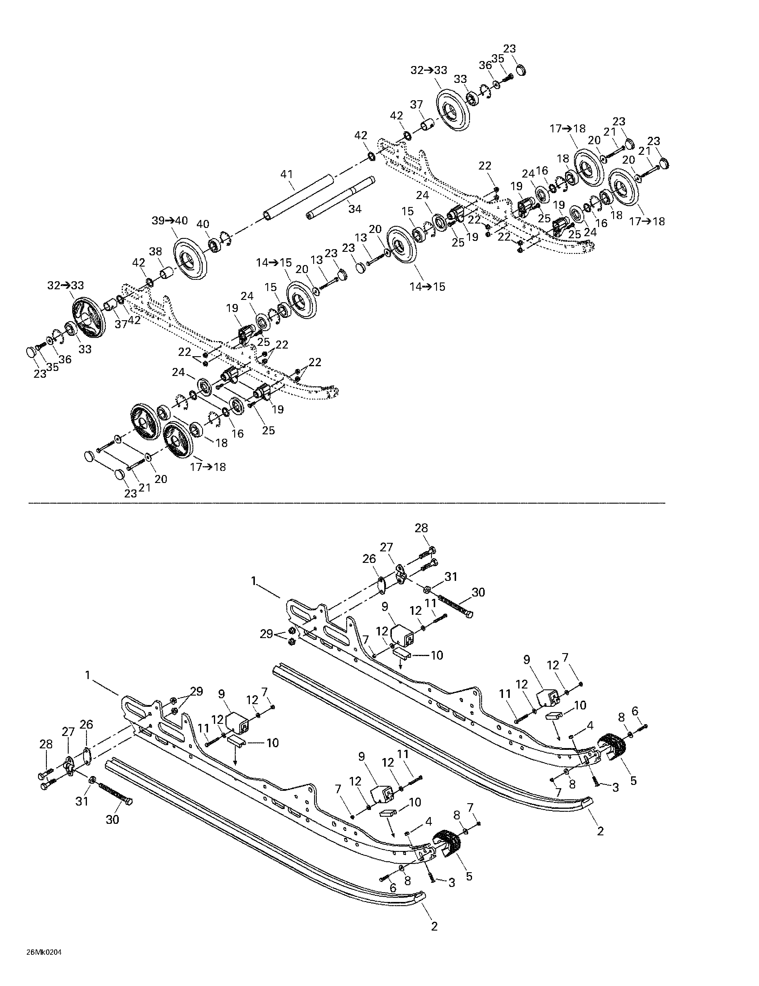 Rear suspension