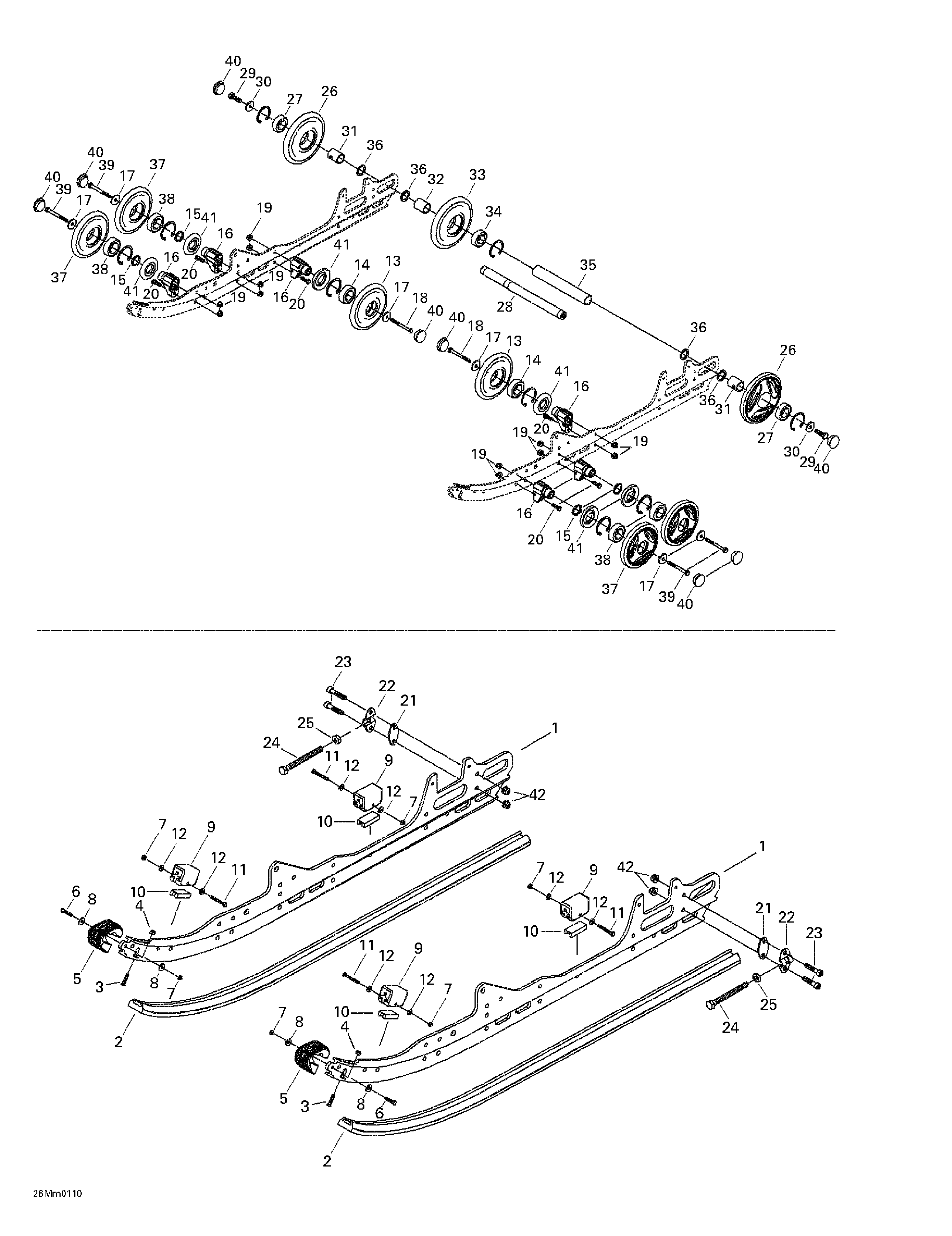 Rear suspension