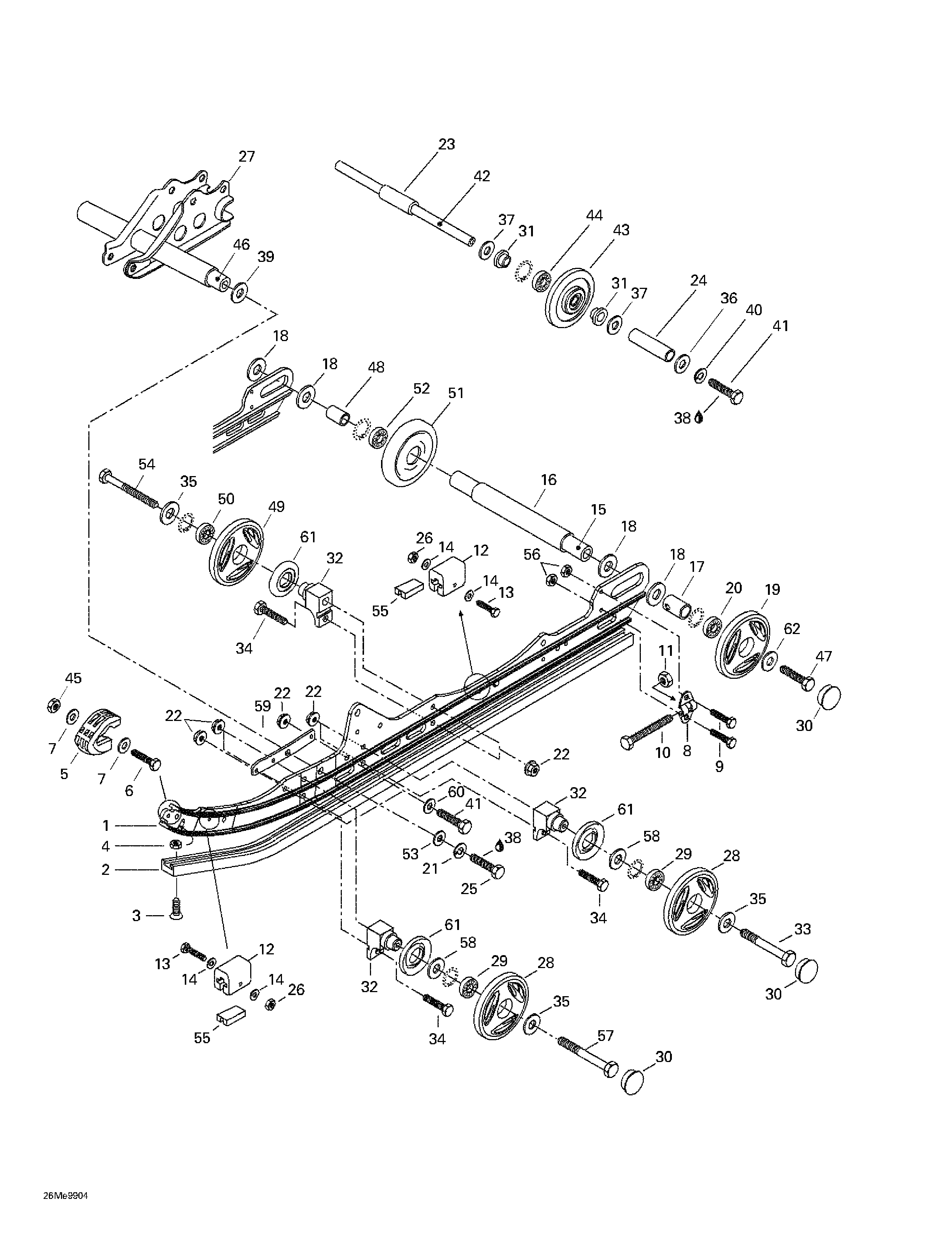 Rear suspension