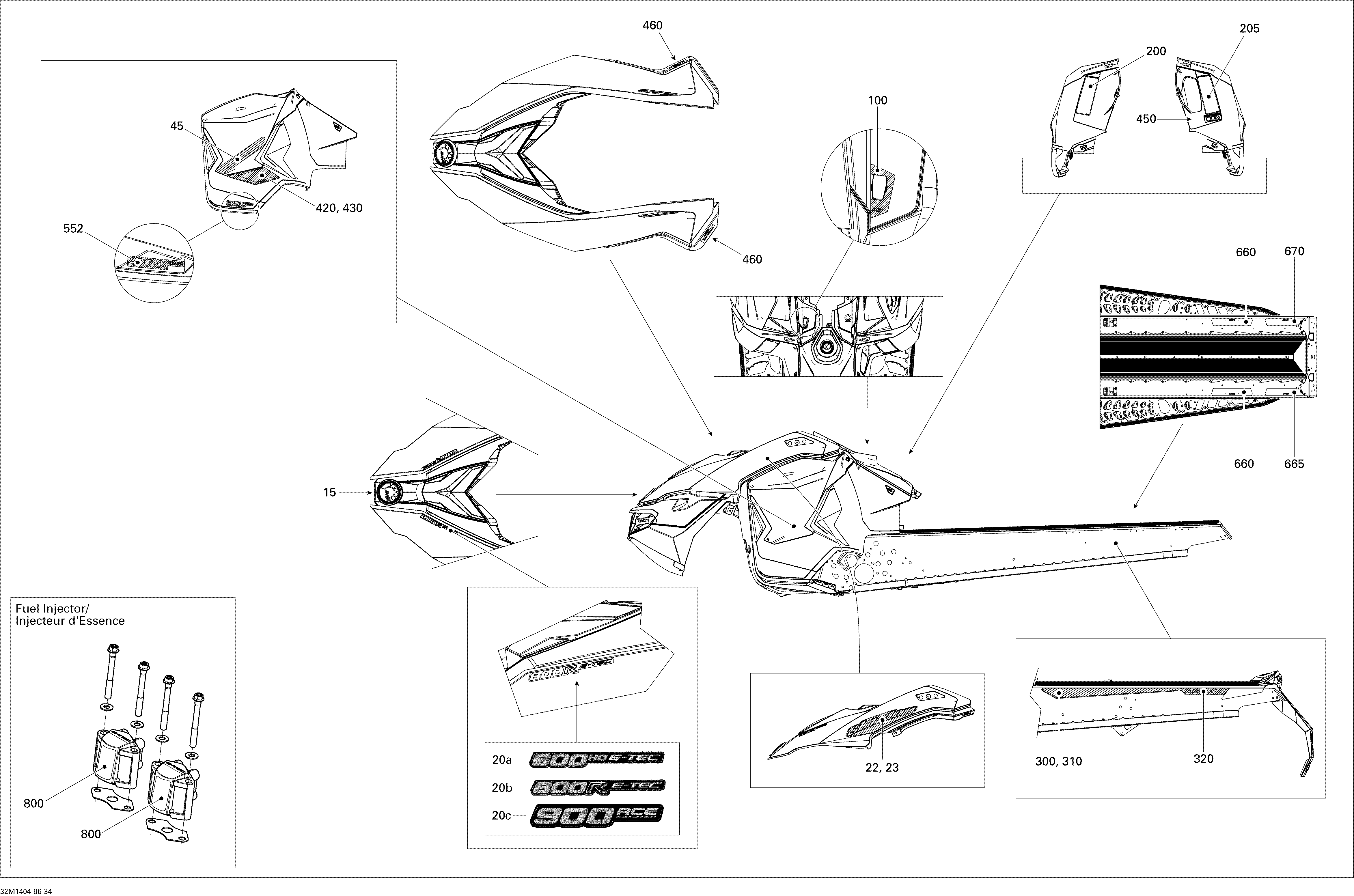 Decals 800retec