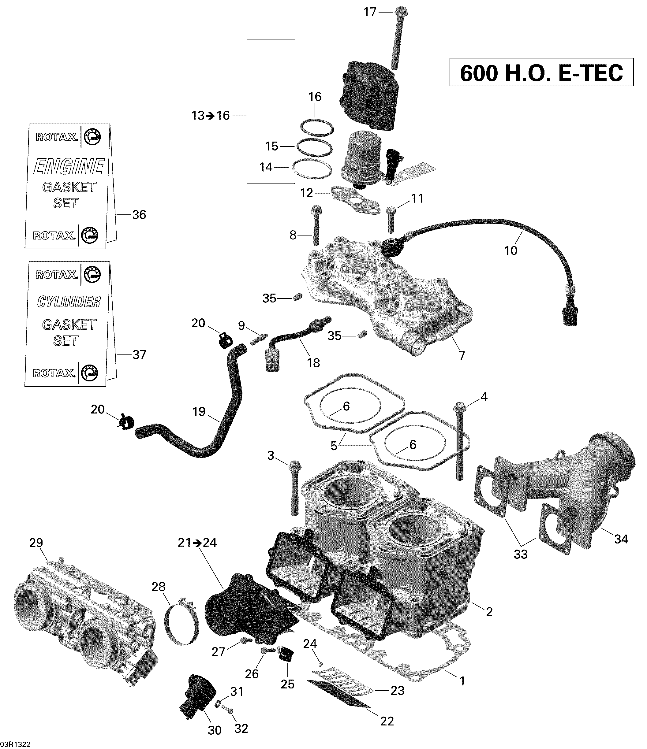 Cylinder and injection system