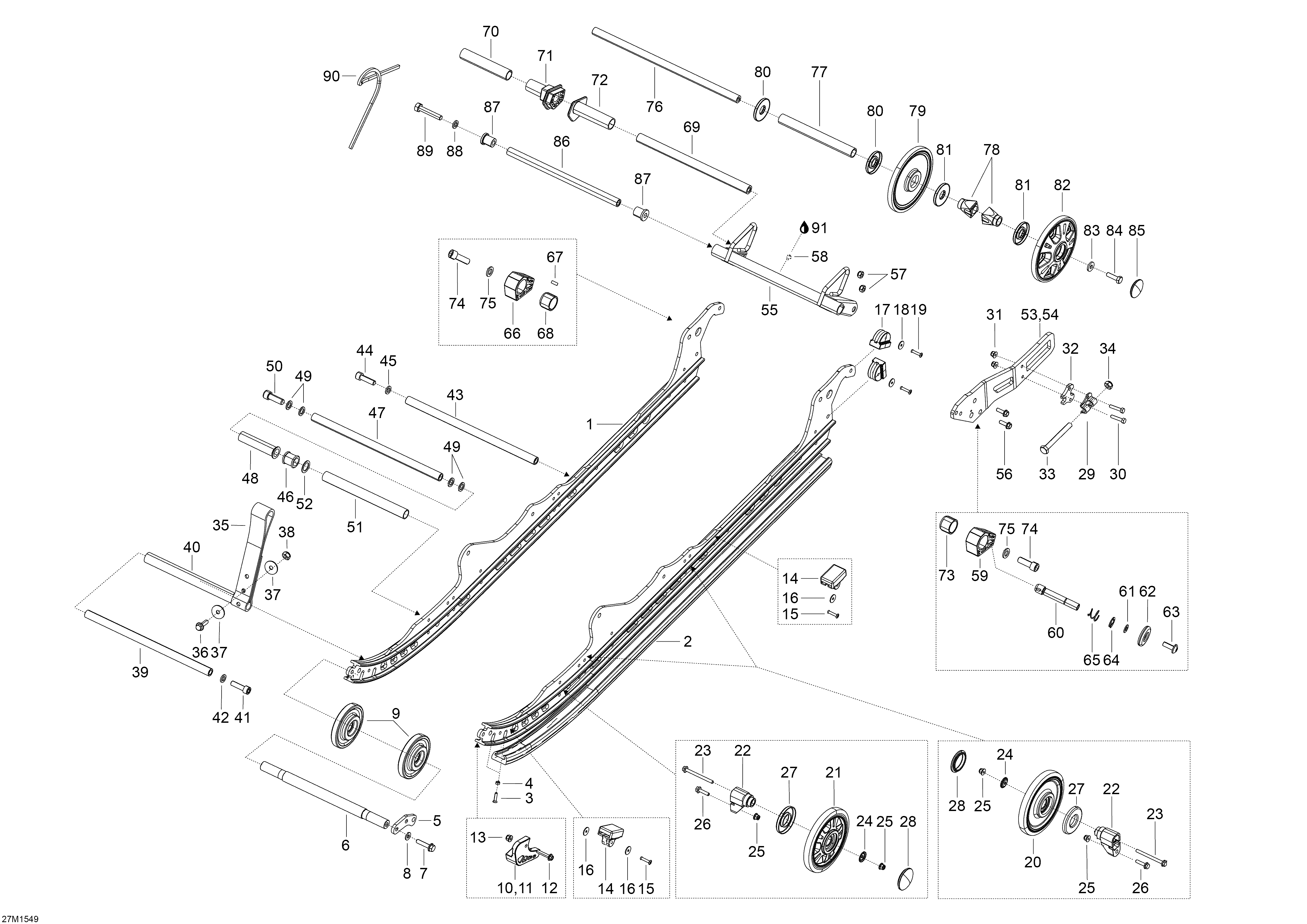 Rear suspension a_27m1549