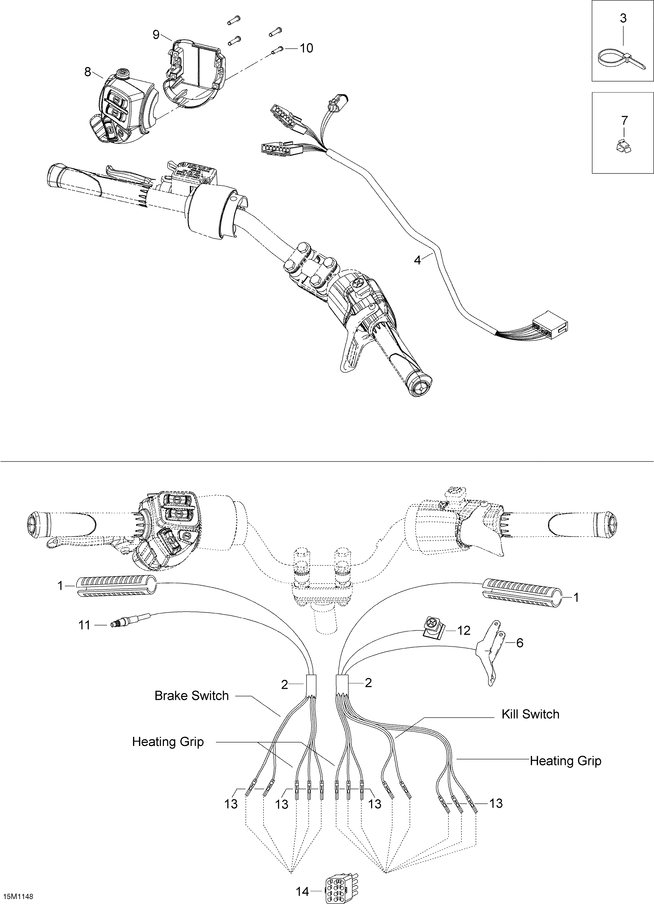 Steering wiring harness