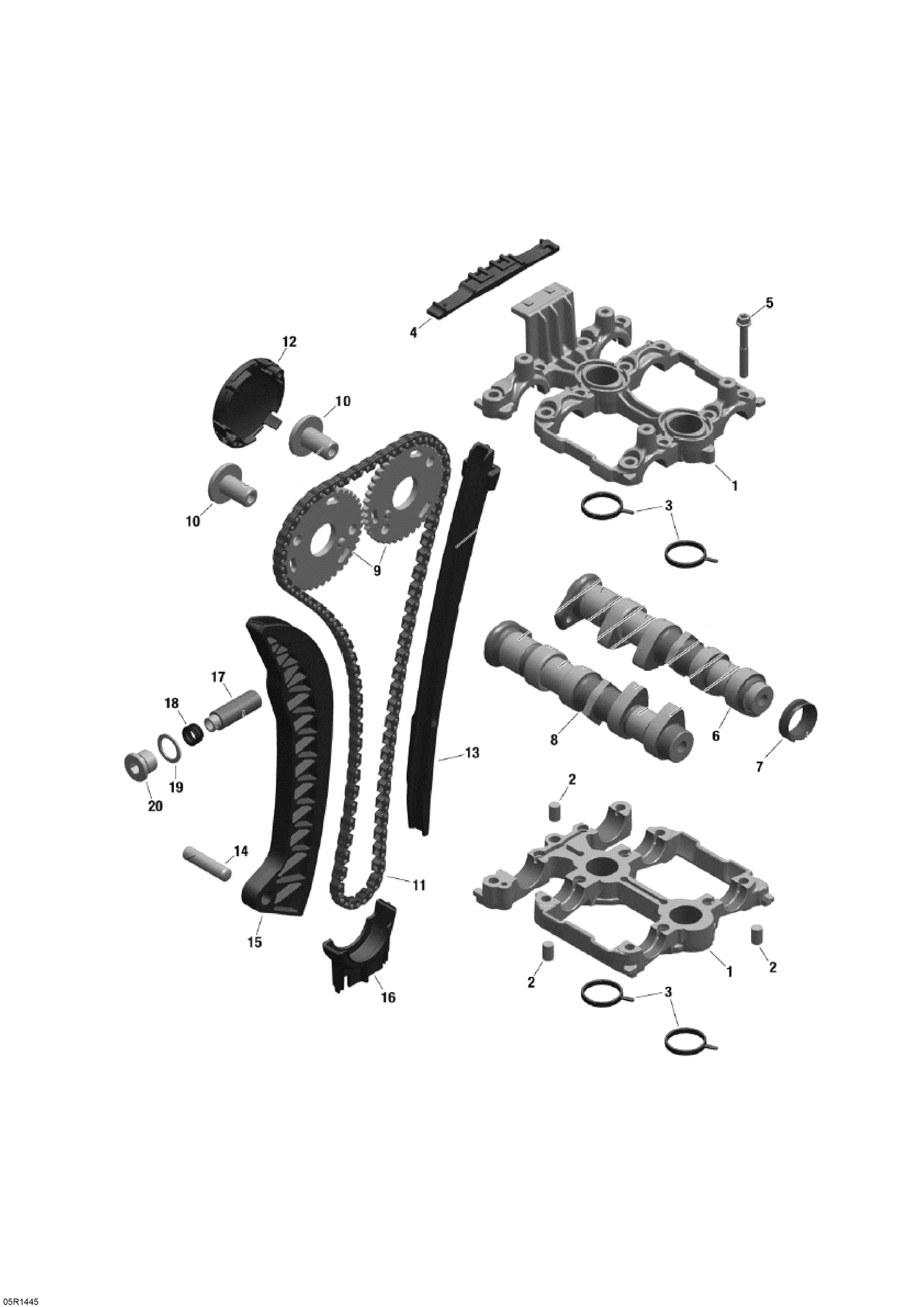 Camshafts and timing chain