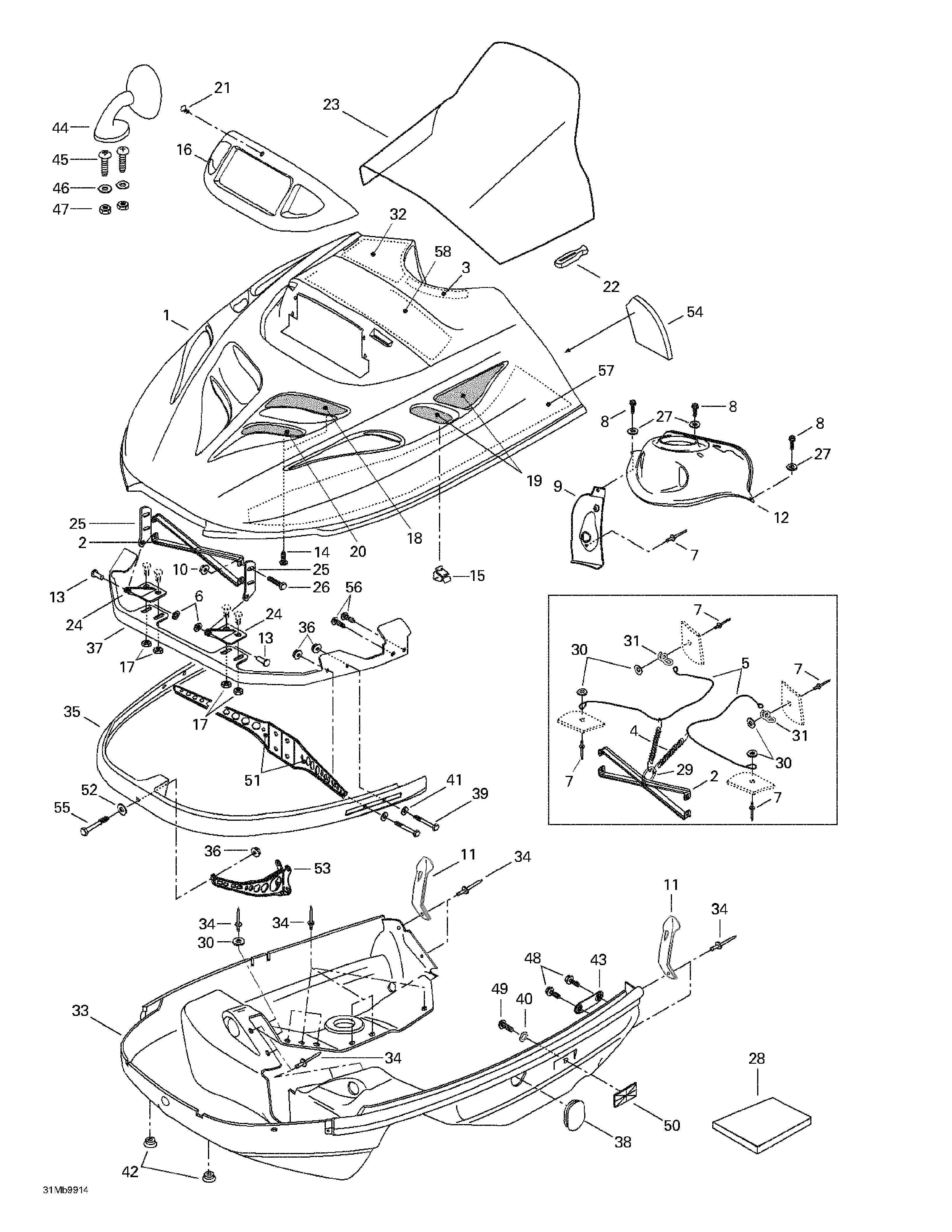 Cab, console