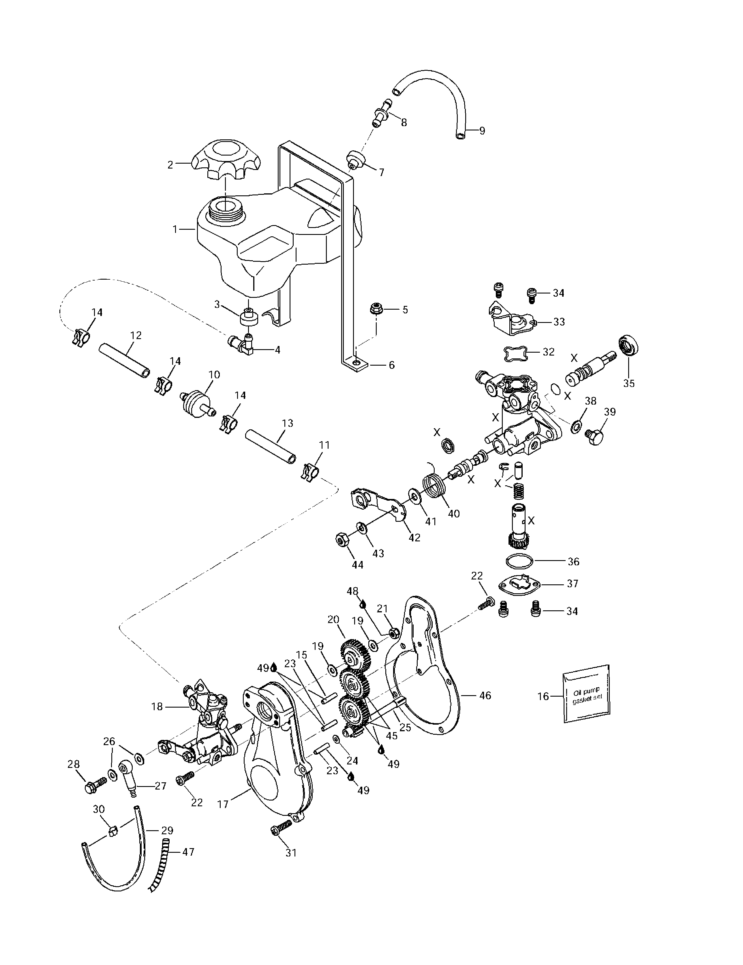 Oil injection system