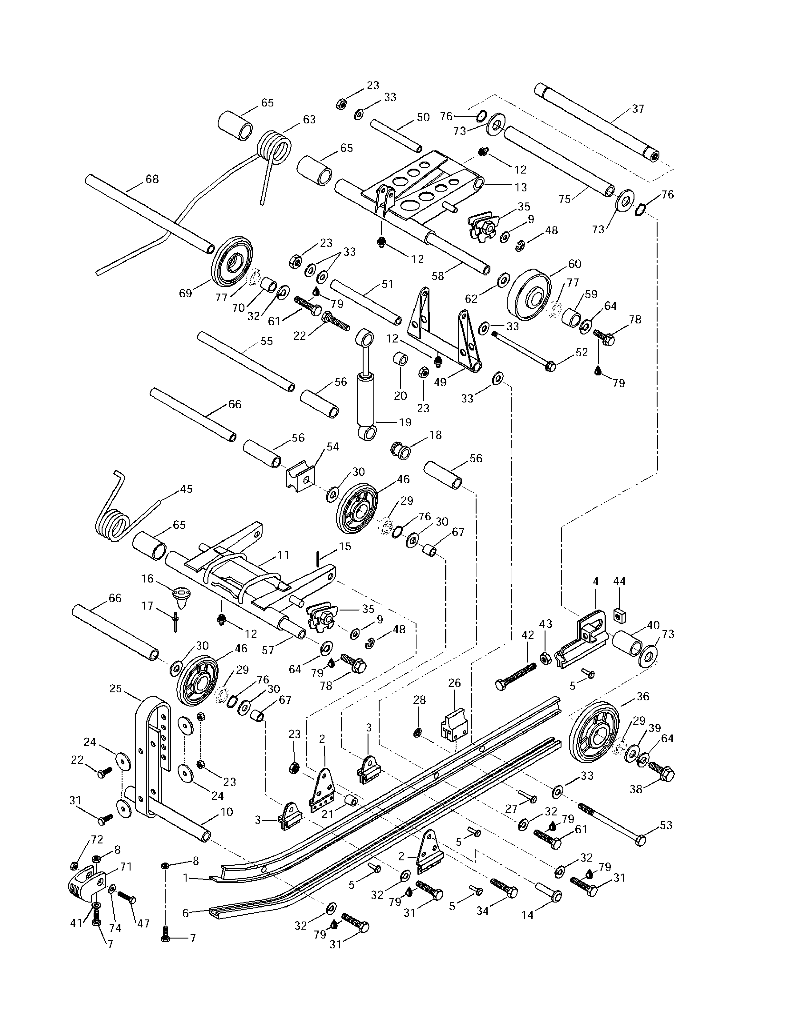 Rear suspension