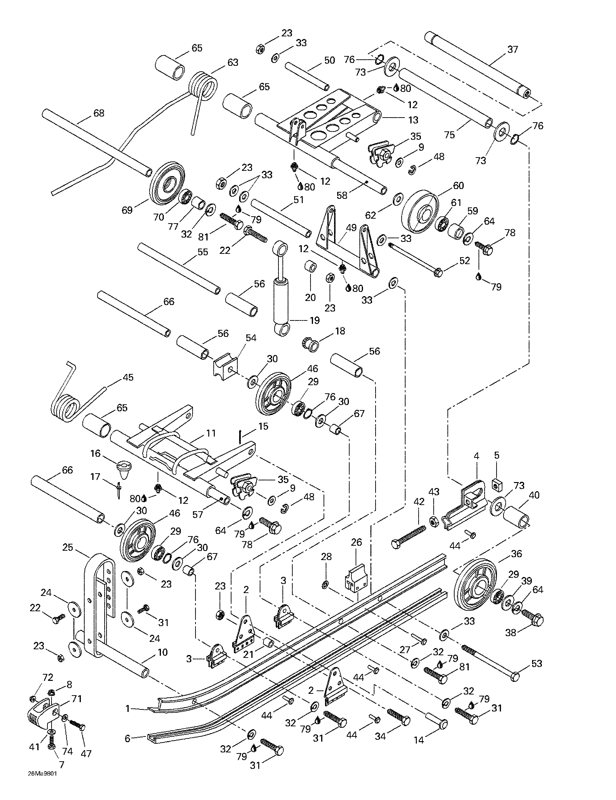 Rear suspension