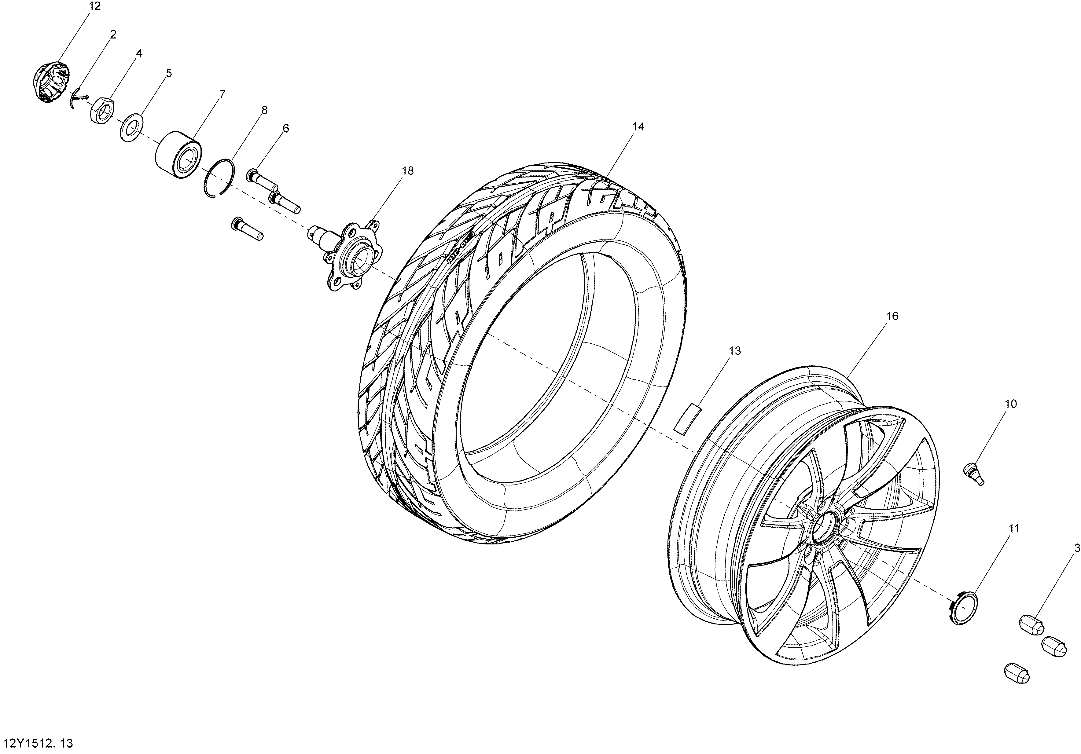 Drive system front _12y1513