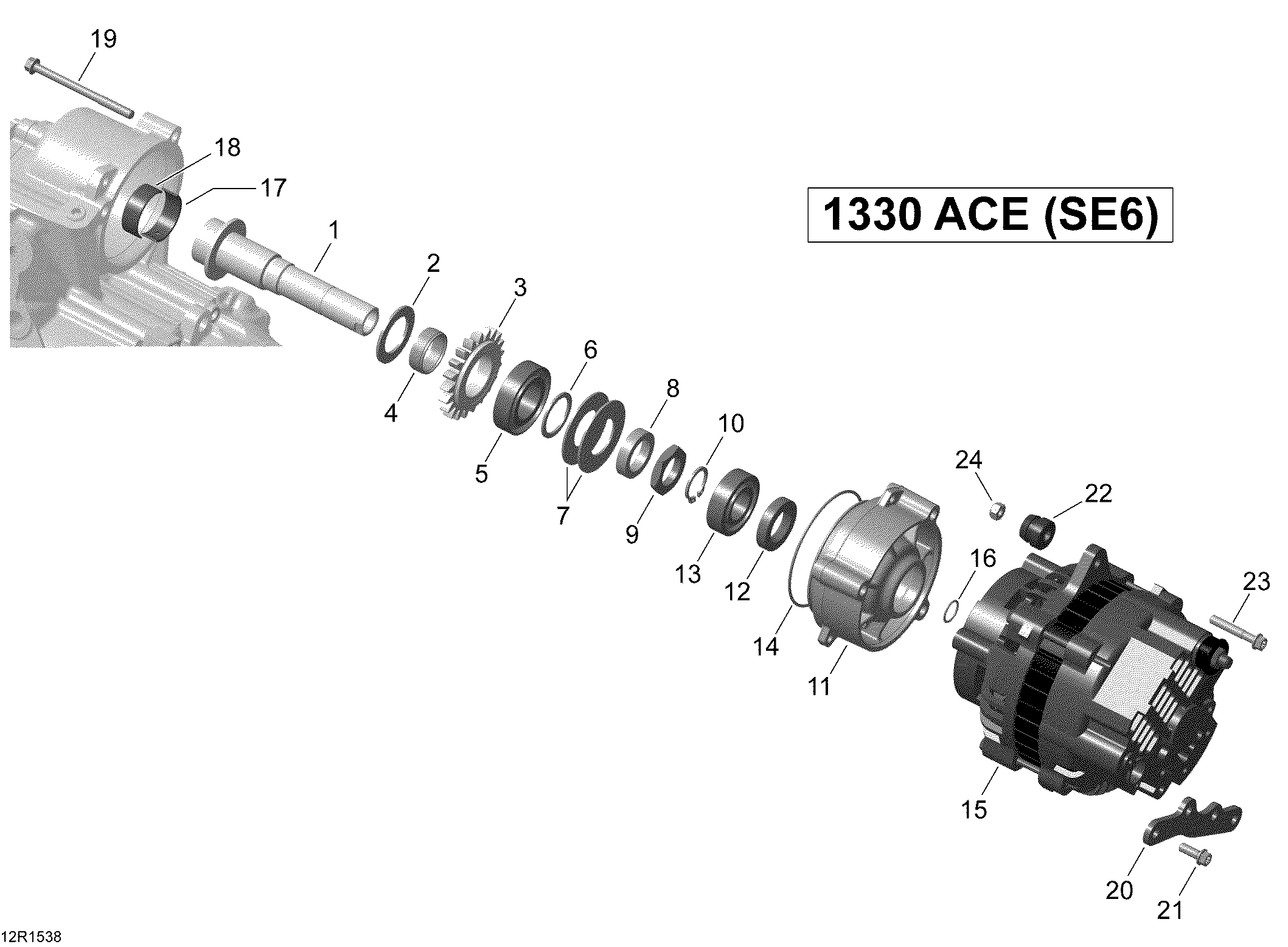 Alternator _12r1538