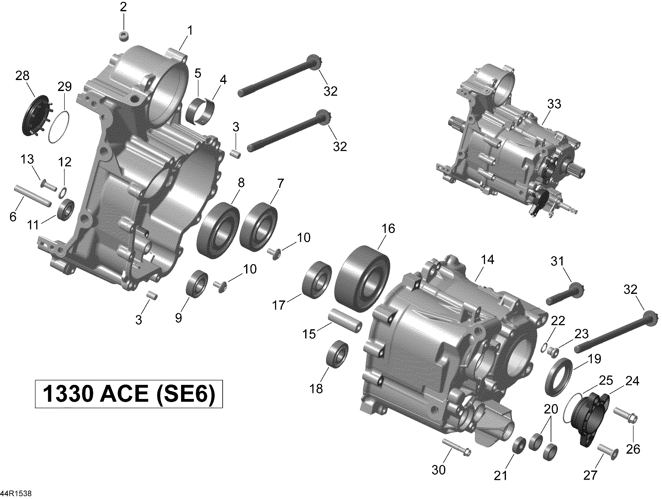 Gearbox housing _44r1538