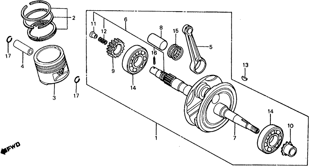 Crankshaft & piston