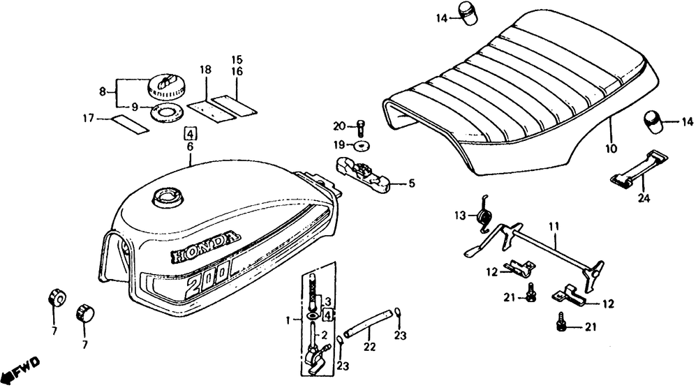 185_200 fuel tank & seat 80-82