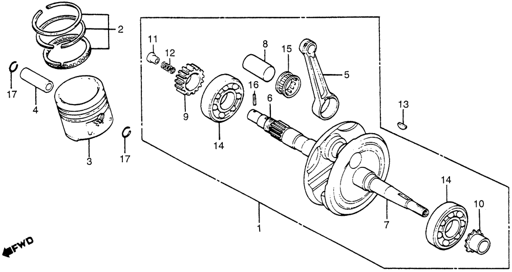 Crankshaft & piston