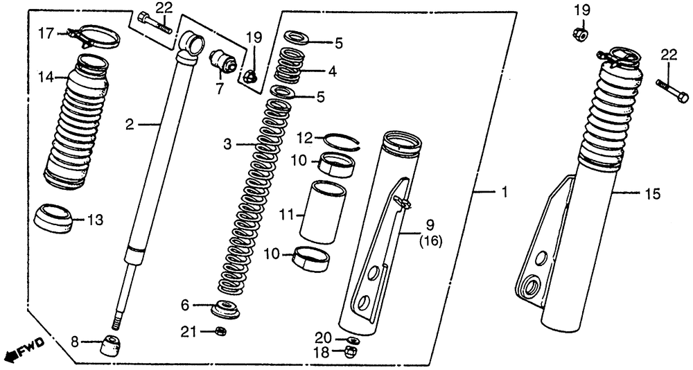 Front fork 82