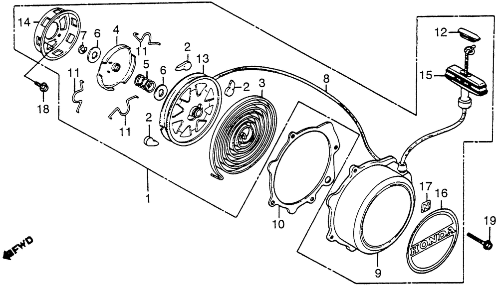 Recoil starter