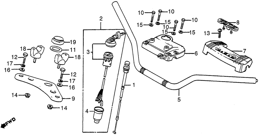 Handlebar & top bridge