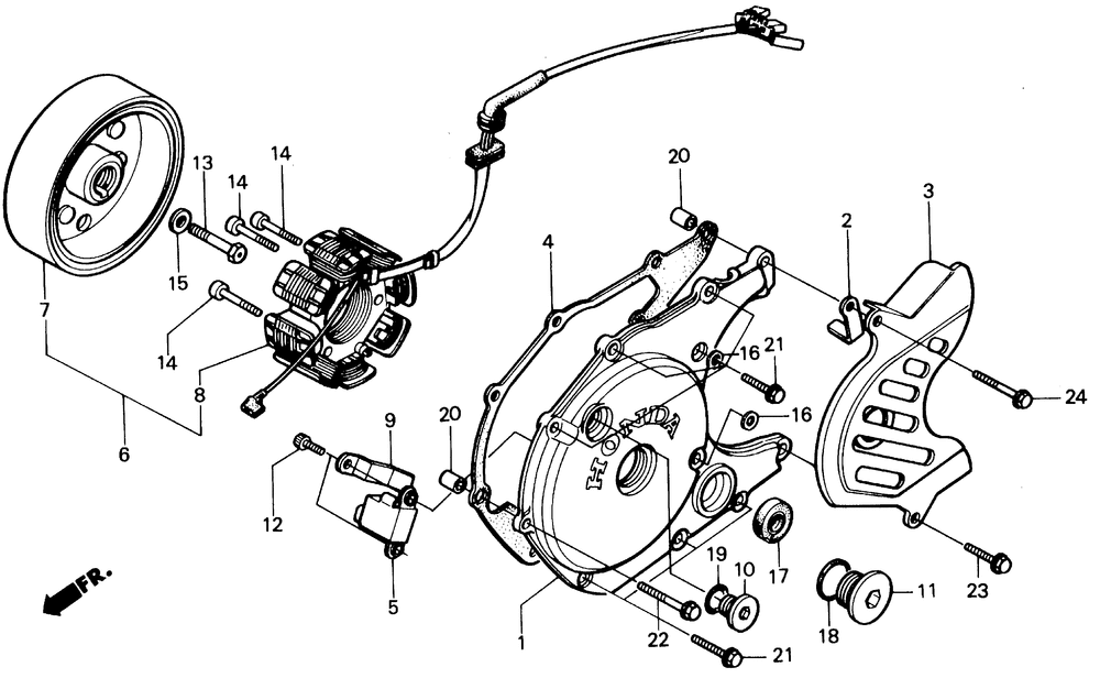 Left crankcase cover