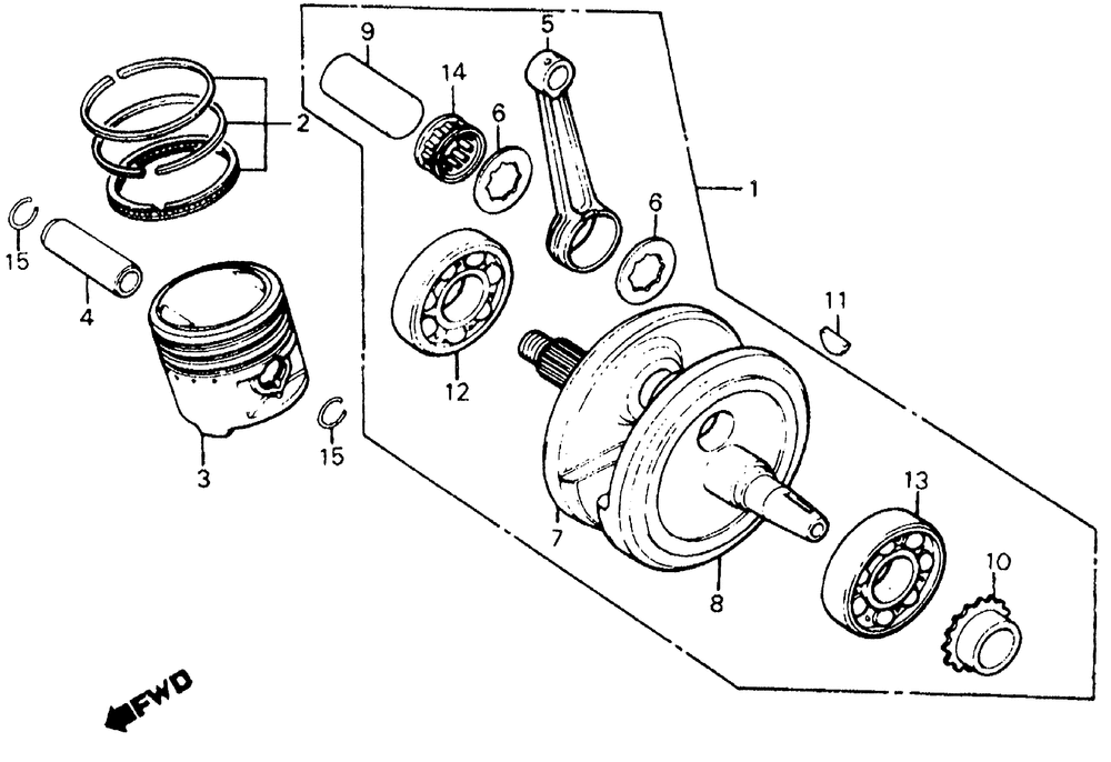 Crankshaft & piston