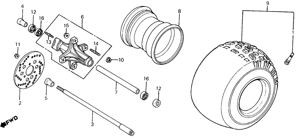 Front wheel