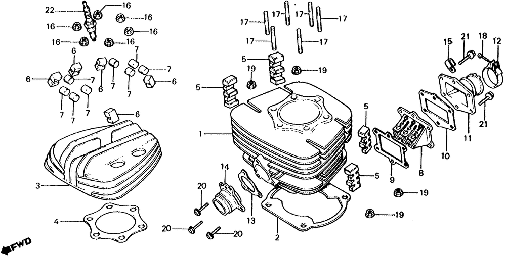 Cylinder head & cylinder