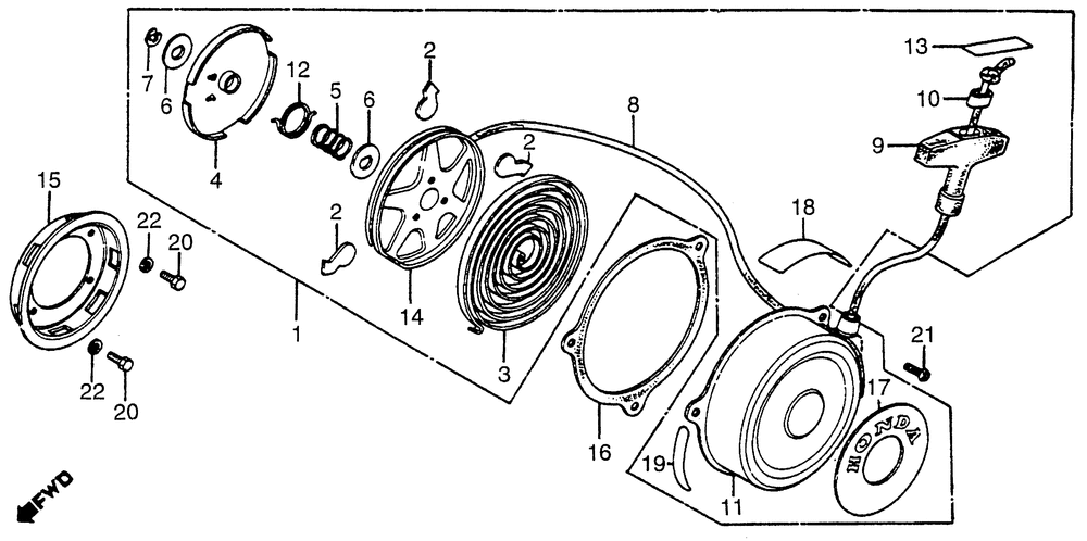 Recoil starter