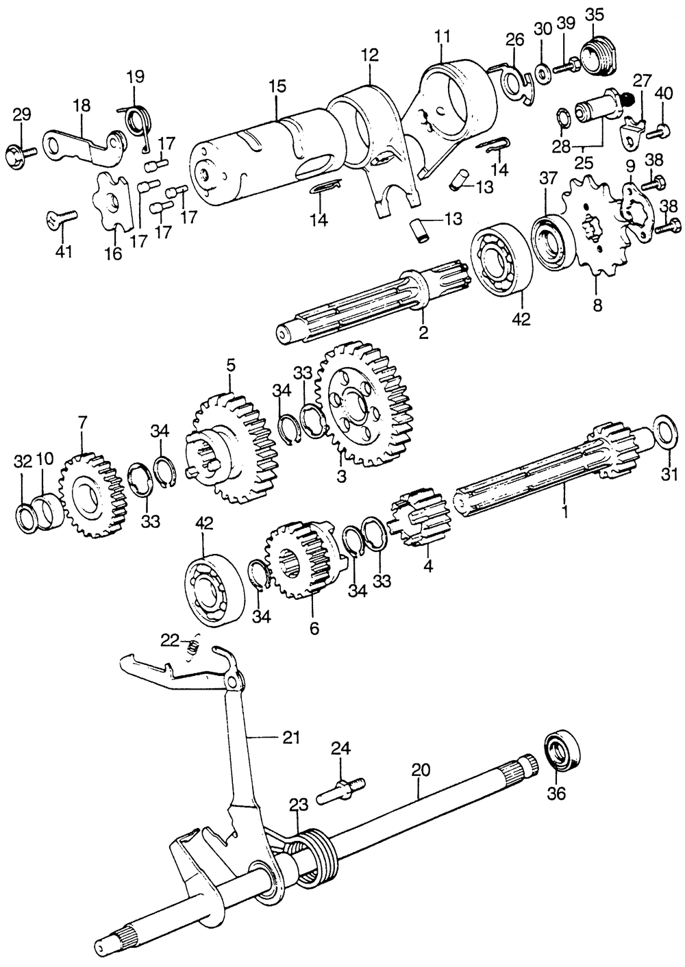 Gearshift & transmission