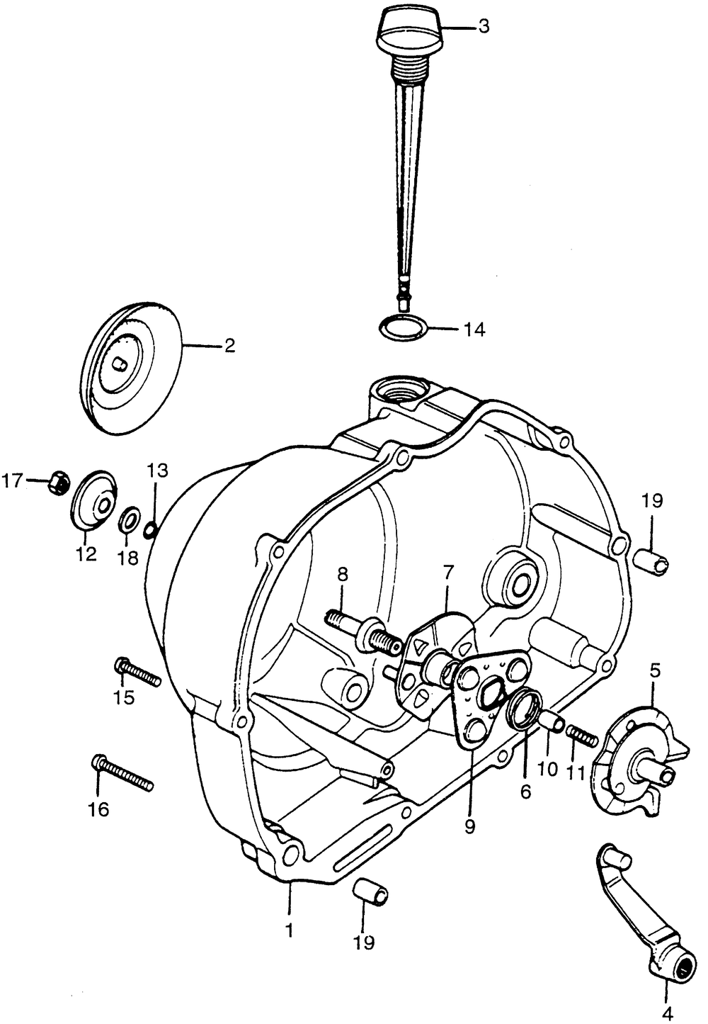 Right crankcase cover