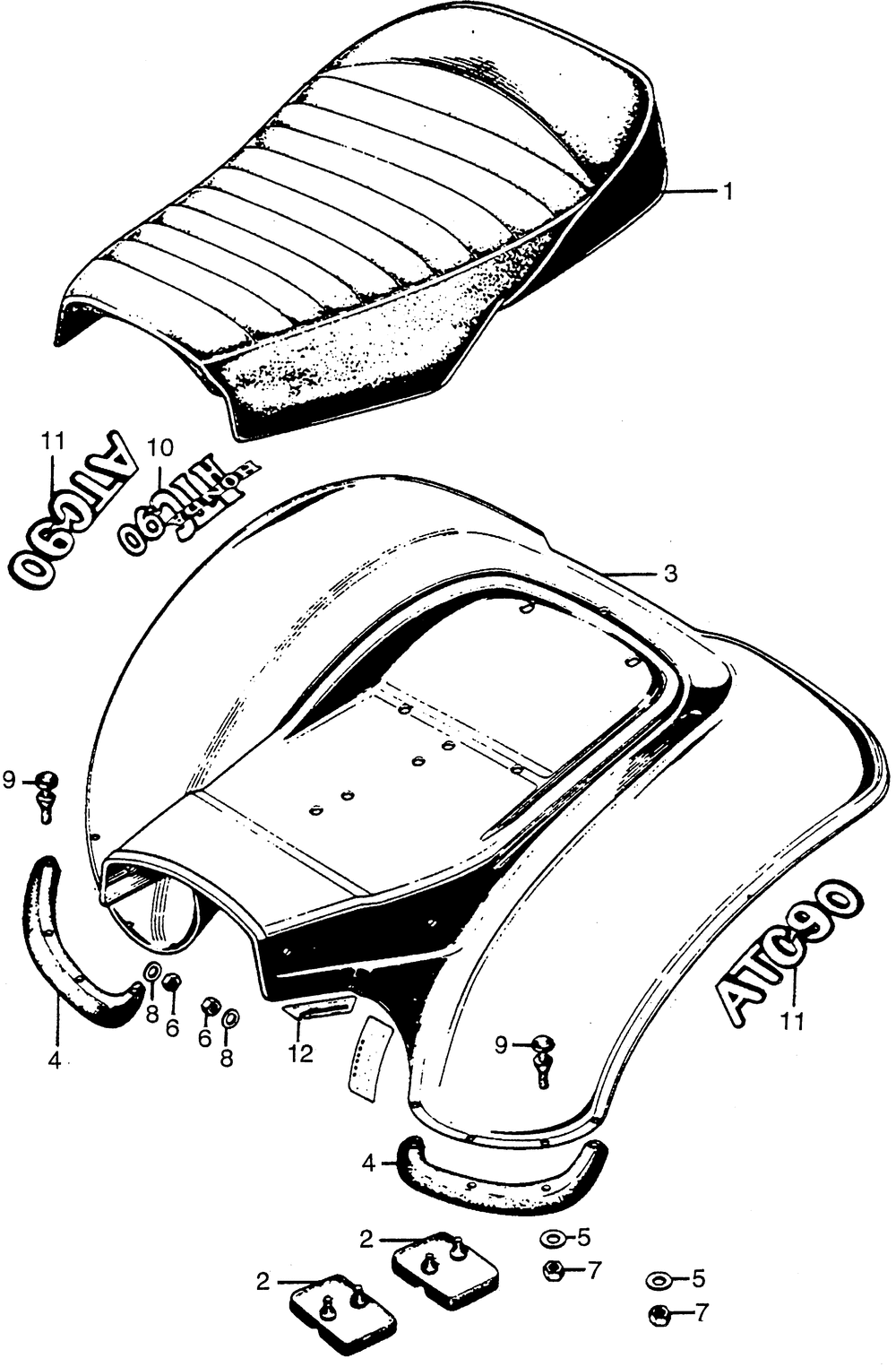 Seat & frame cover k-k1