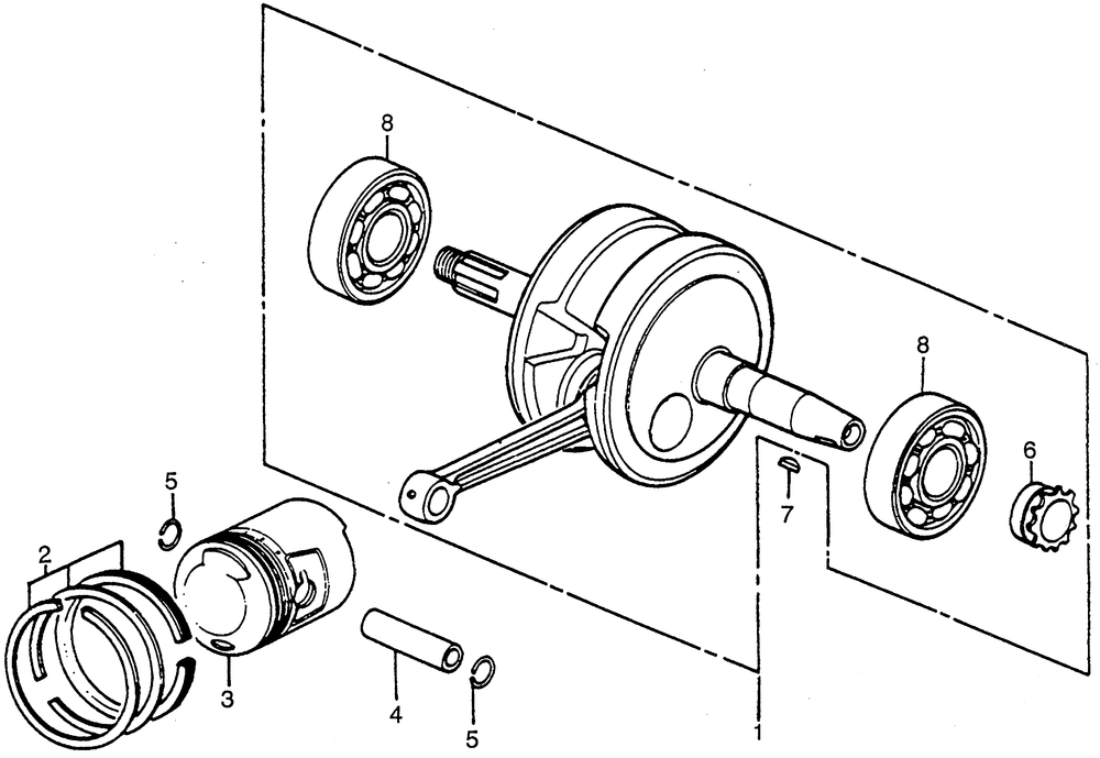 Crankshaft & piston