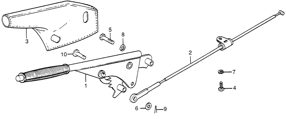 Hand brake & hand brakecable