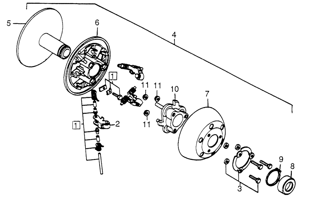 Drive pulley components